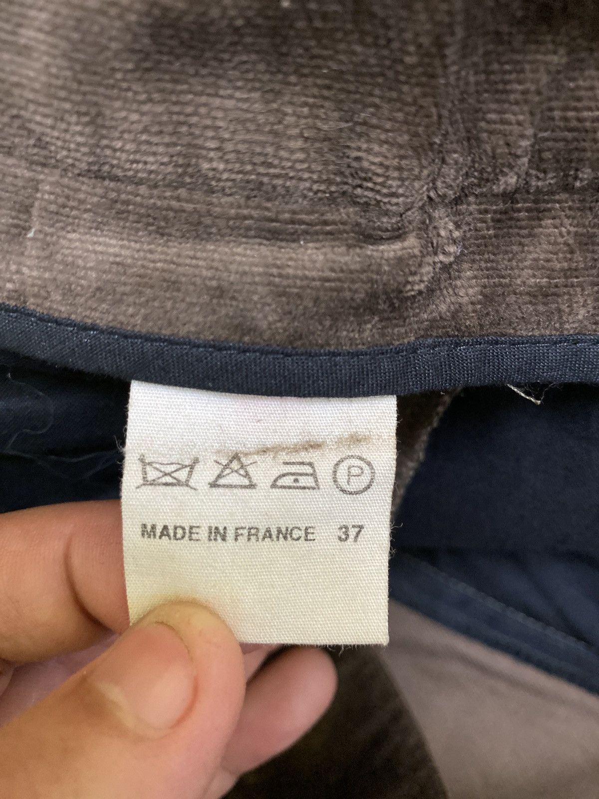A.P.C. × Vintage Vintage APC France Riri Zip Velvet Pant Size US 27 - 19 Thumbnail