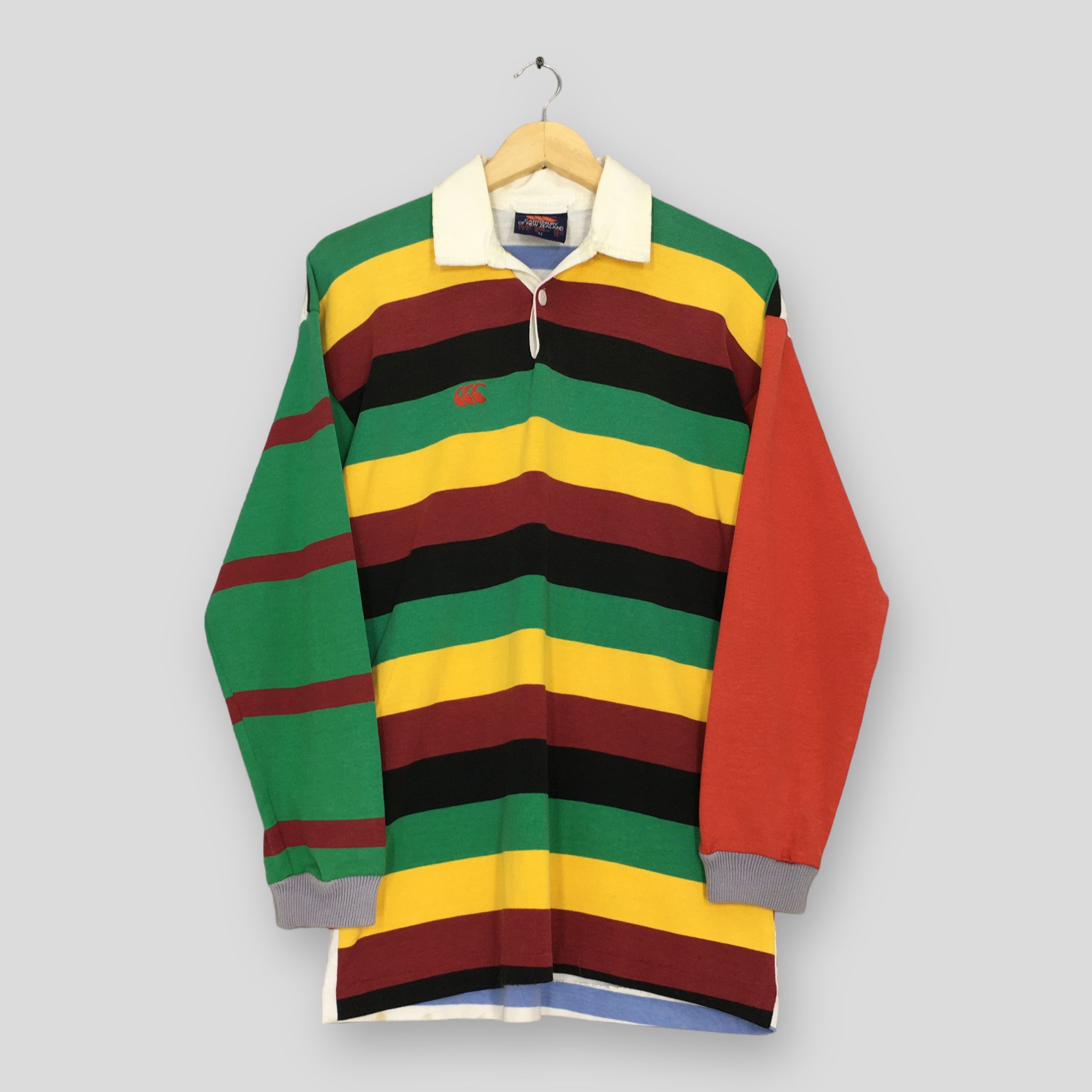 Vintage 90s Canterbury Of New Zealand Rugby Shirt Large