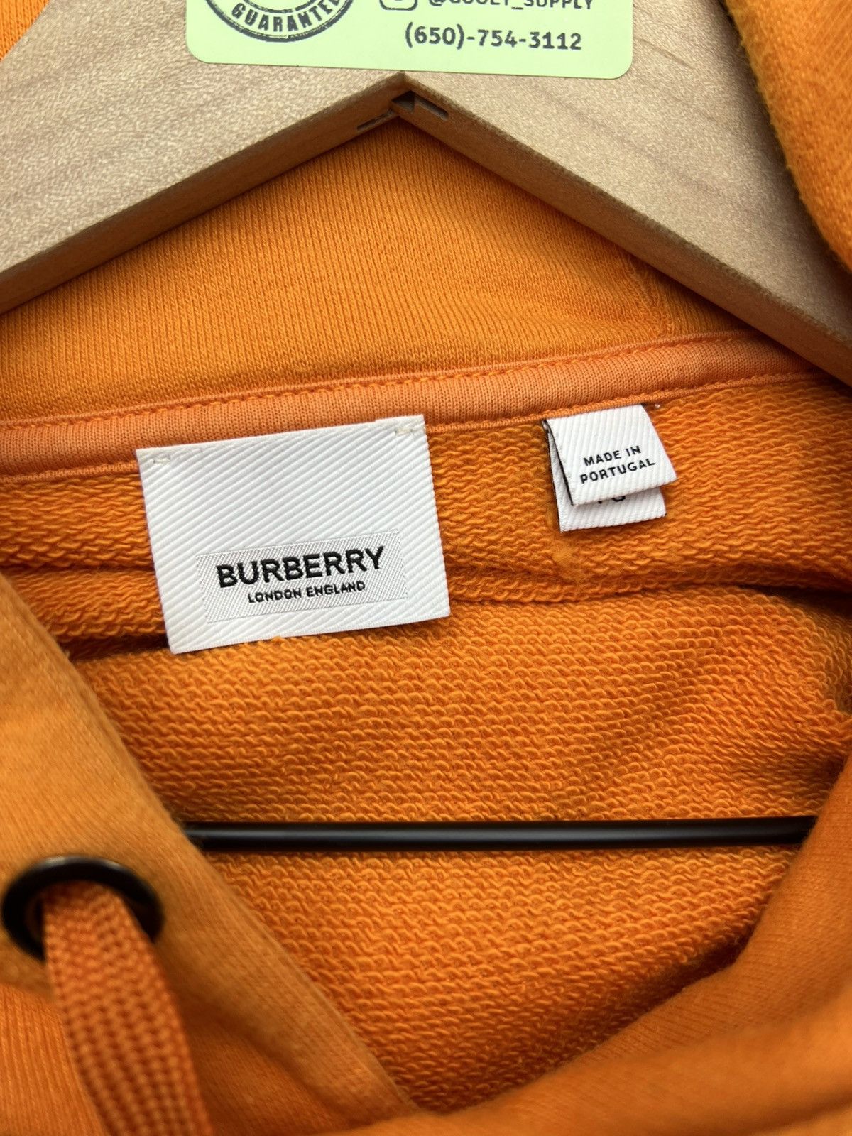 Burberry Burberry Orange Pullover Hoodie Size US XL / EU 56 / 4 - 8 Thumbnail