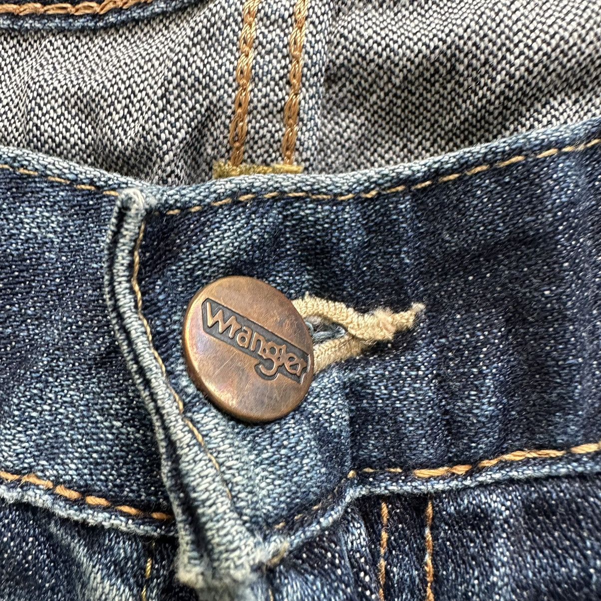 Japanese Brand Vintage Wrangler Distressed Jean Faded Denim Pant W34 Size US 34 / EU 50 - 7 Thumbnail