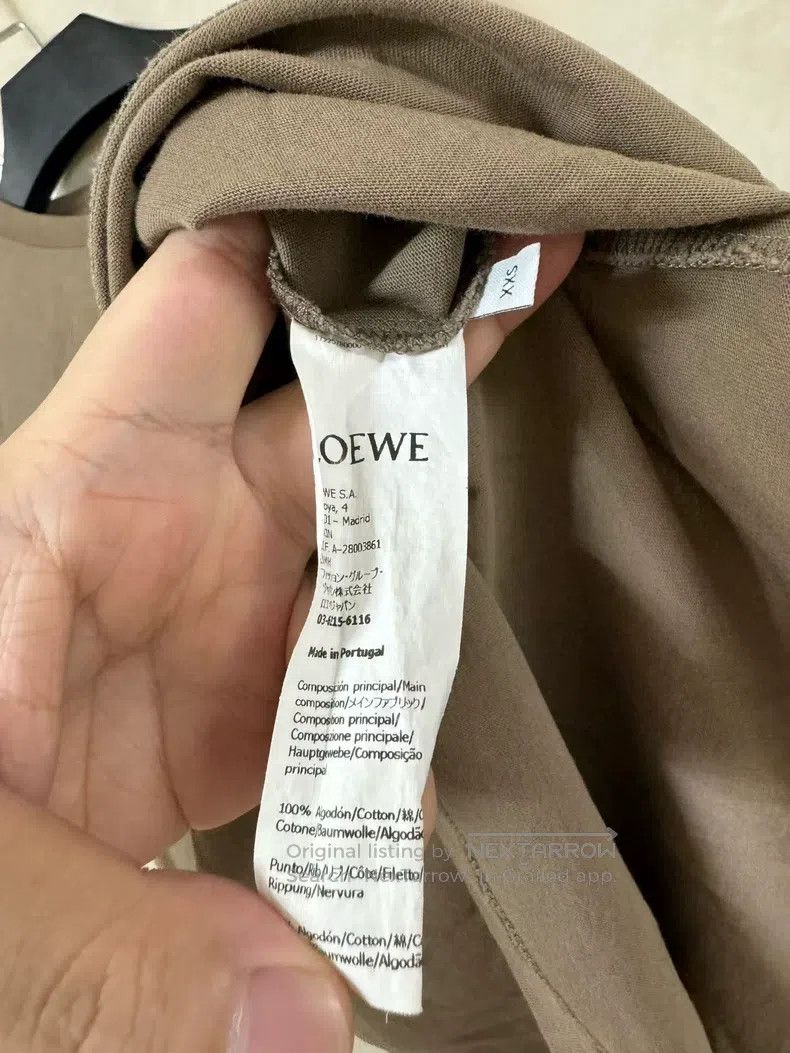 Loewe Loewe Brown Embroidered Short Sleeve Size XXS / US 00 / IT 34 - 4 Thumbnail