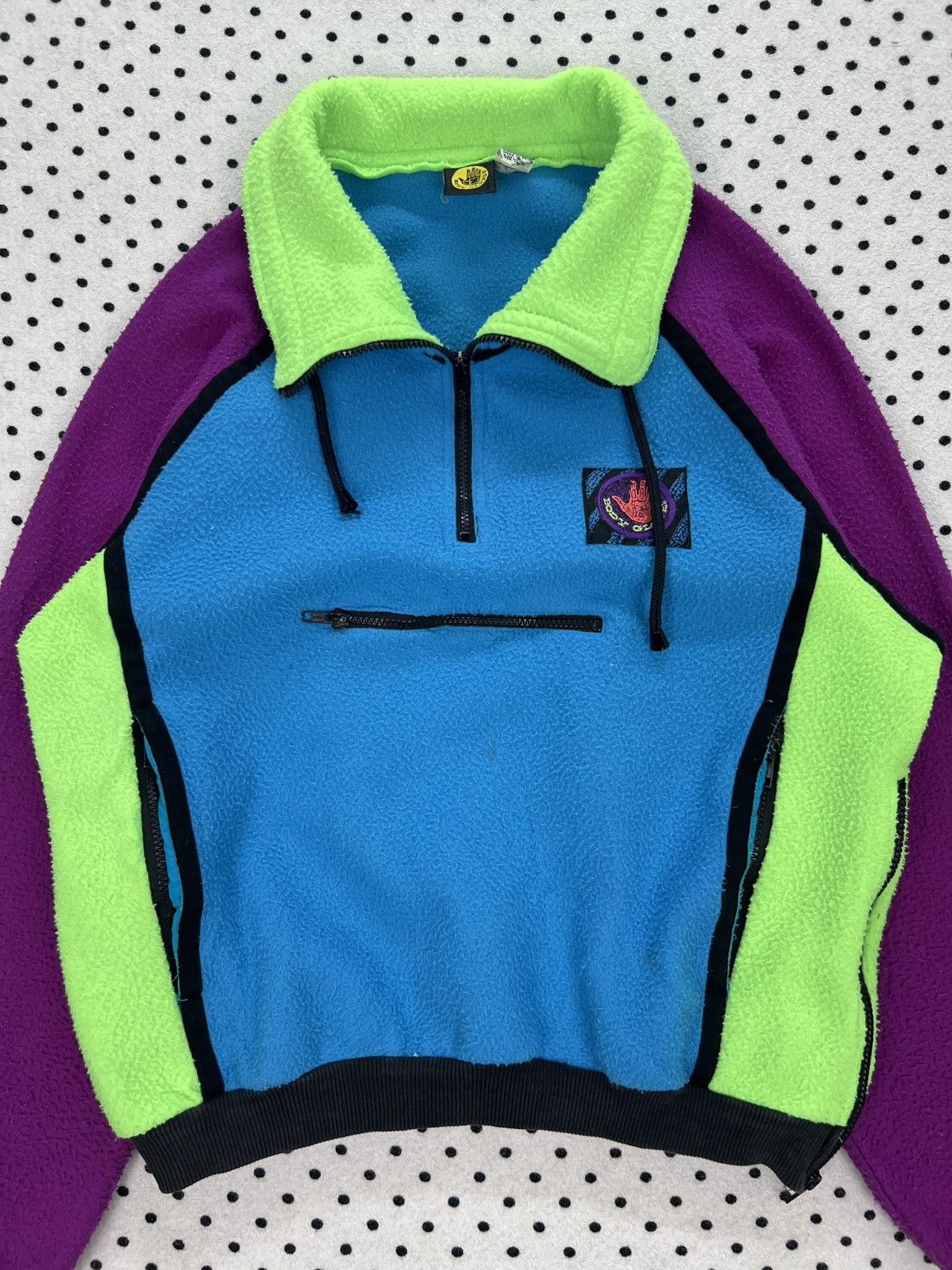 Body Glove Vintage Body Glove Fleece Pullover Jacket Size US S / EU 44-46 / 1 - 3 Thumbnail