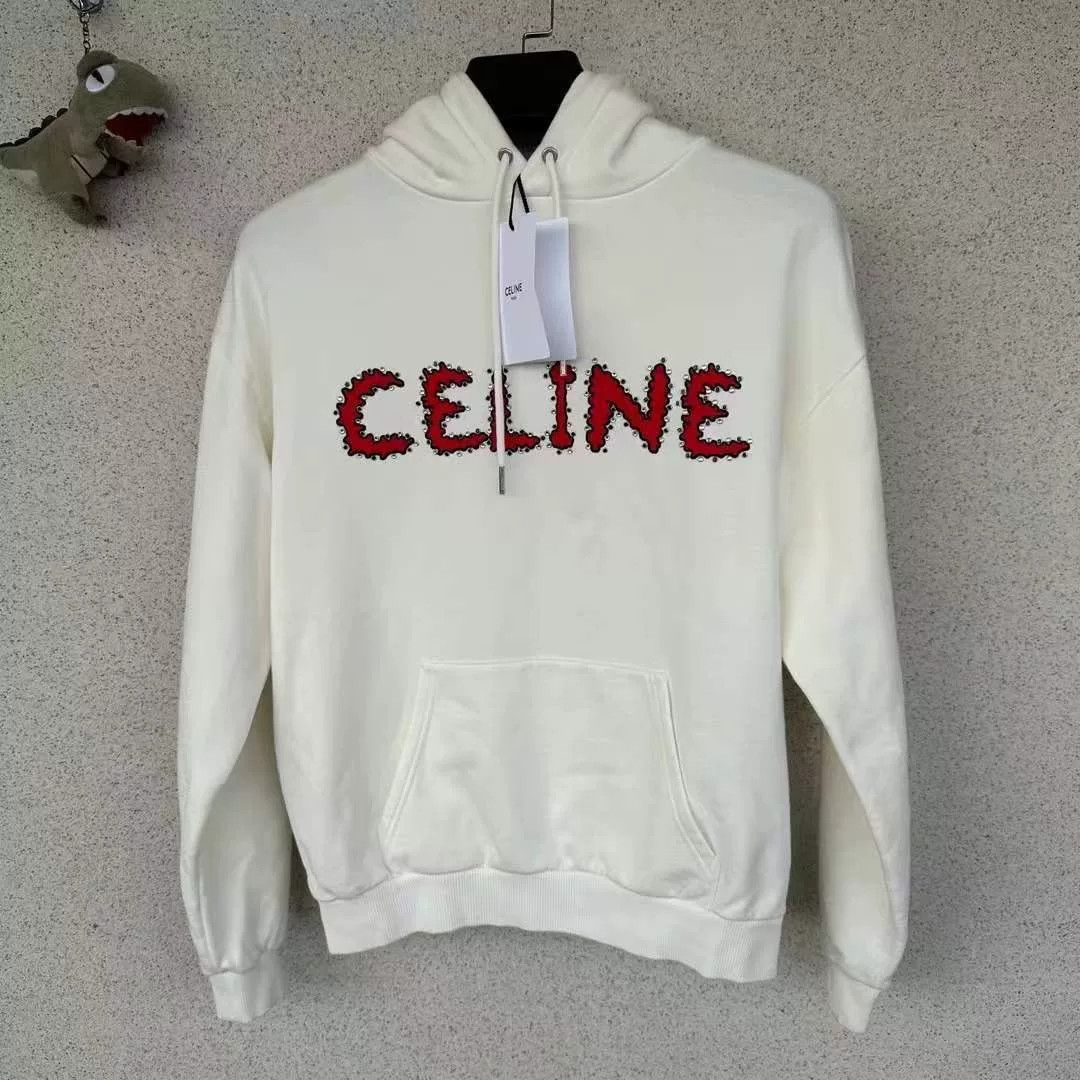 Celine New Rhinestone Hoodie