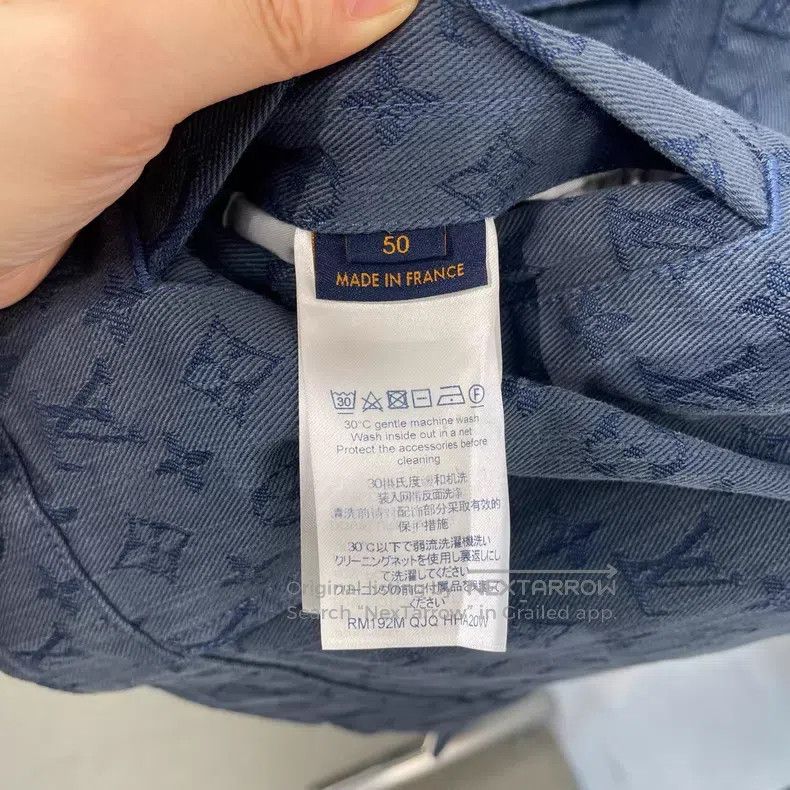 Louis Vuitton Louis Vuitton Full logo denim jacket Size US M / EU 48-50 / 2 - 4 Thumbnail