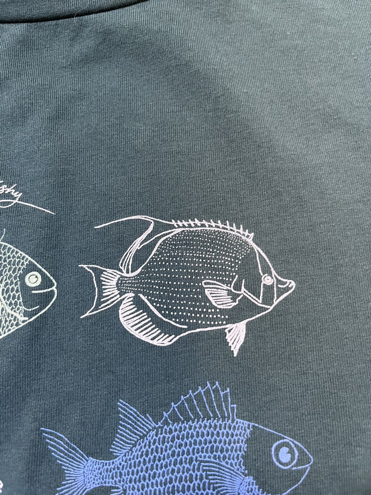 Barbour Barbour Bay Women’s Long Sleeve Top Fish Print Dark Green M Size M / US 6-8 / IT 42-44 - 12 Thumbnail