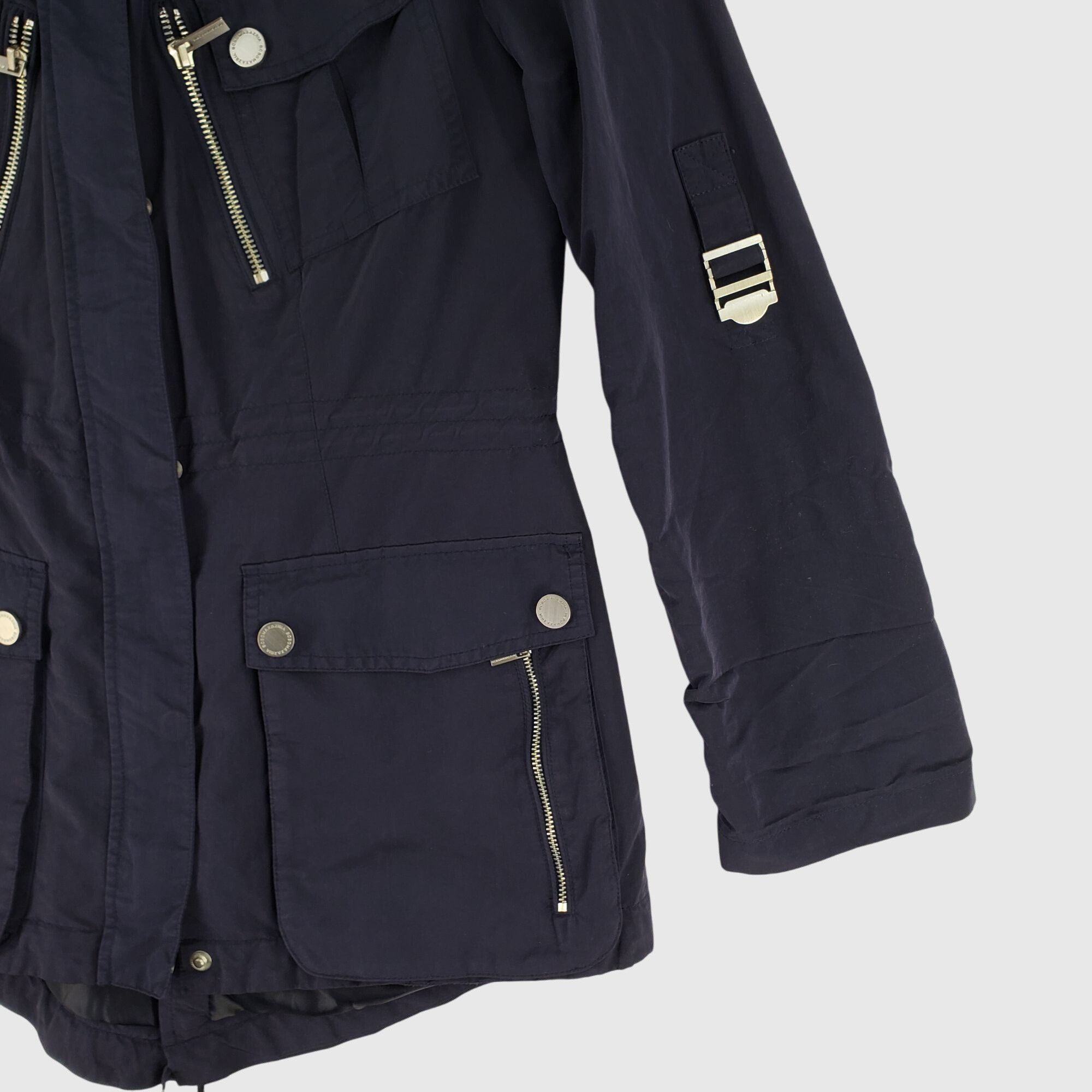 Bcbgmaxazria BCBGMaxAzria Brooke Utility Anorak Raincoat Womens Sz S Size S / US 4 / IT 40 - 6 Thumbnail