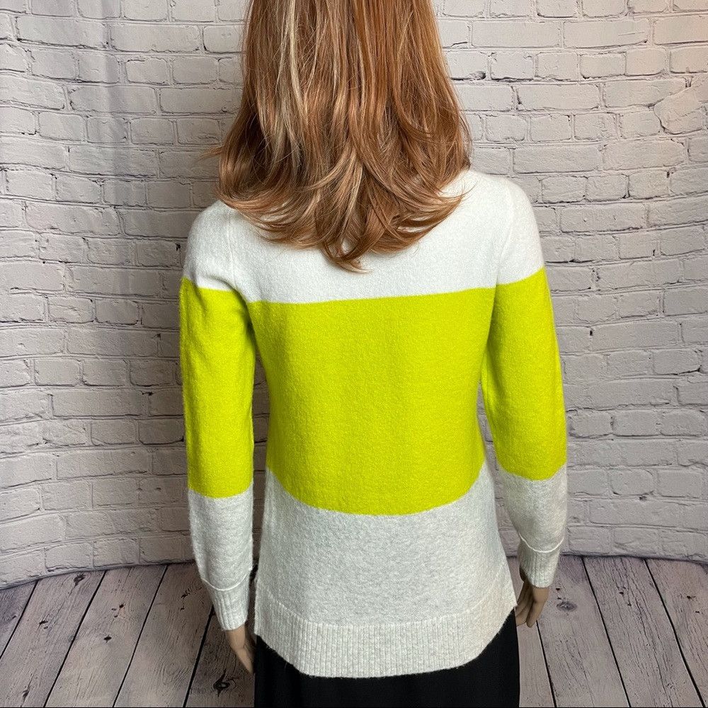 J.Crew New J.Crew Crewneck Colorblock Wool Blend Sweater Size XS Size XS / US 0-2 / IT 36-38 - 4 Thumbnail
