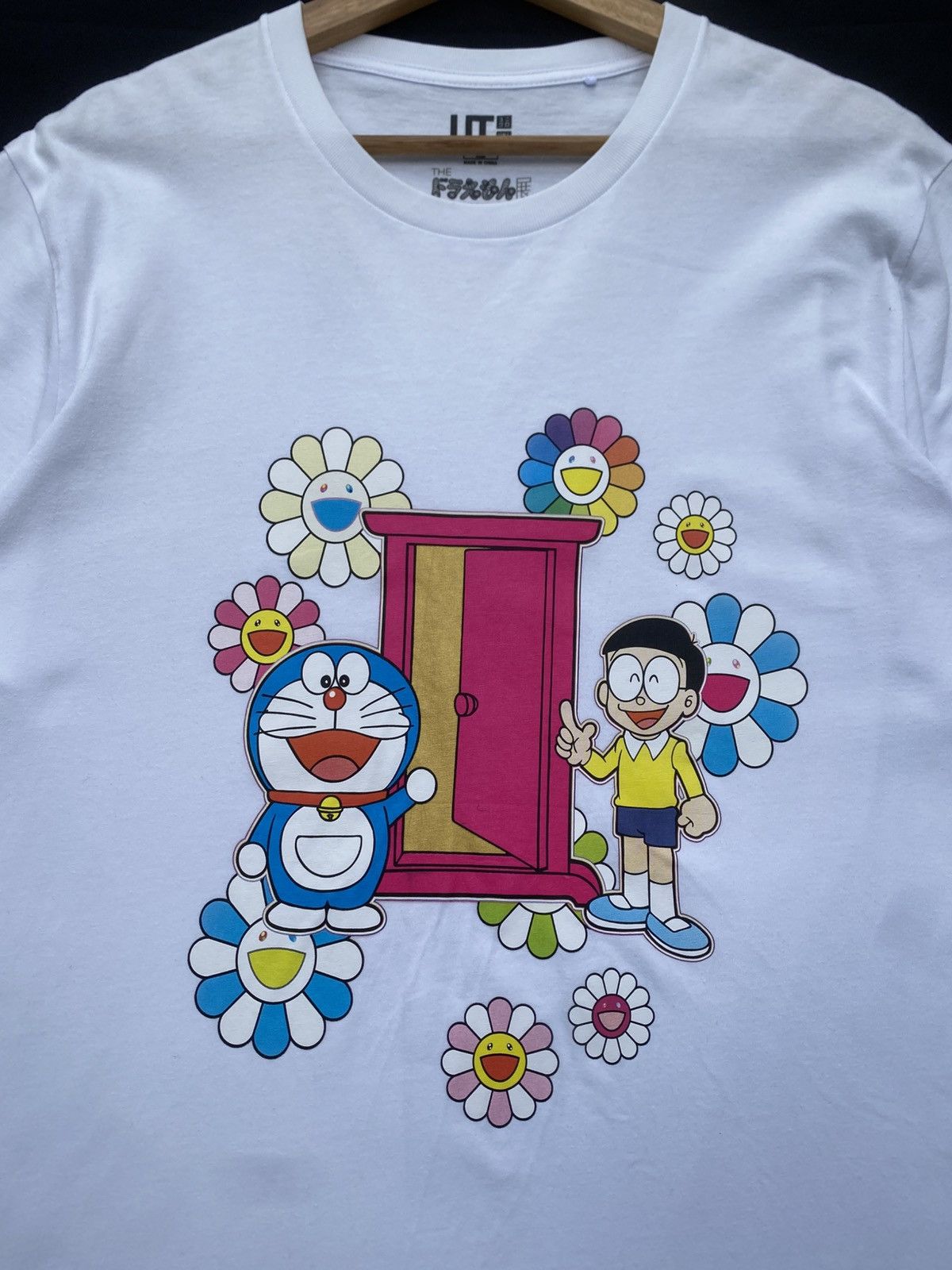 Takashi Murakami × Uniqlo Rare Uniqlo x Takashi Murakami Doraemon White Tshirt Size US XL / EU 56 / 4 - 9 Thumbnail