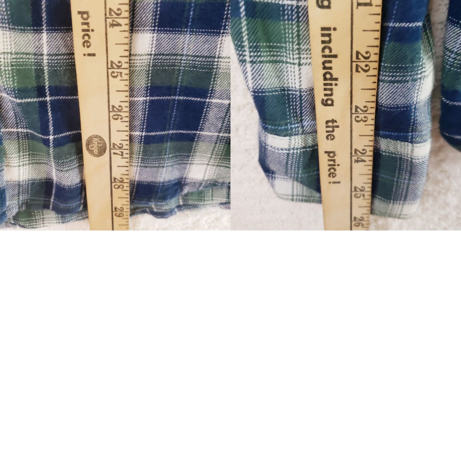 Lucky Brand Lucky Brand Western Pearl Snaps Flannel Saturday Stretch Plaid Long Sleeve Large Shirt Mens Multicolor Size US L / EU 52-54 / 3 - 9 Thumbnail