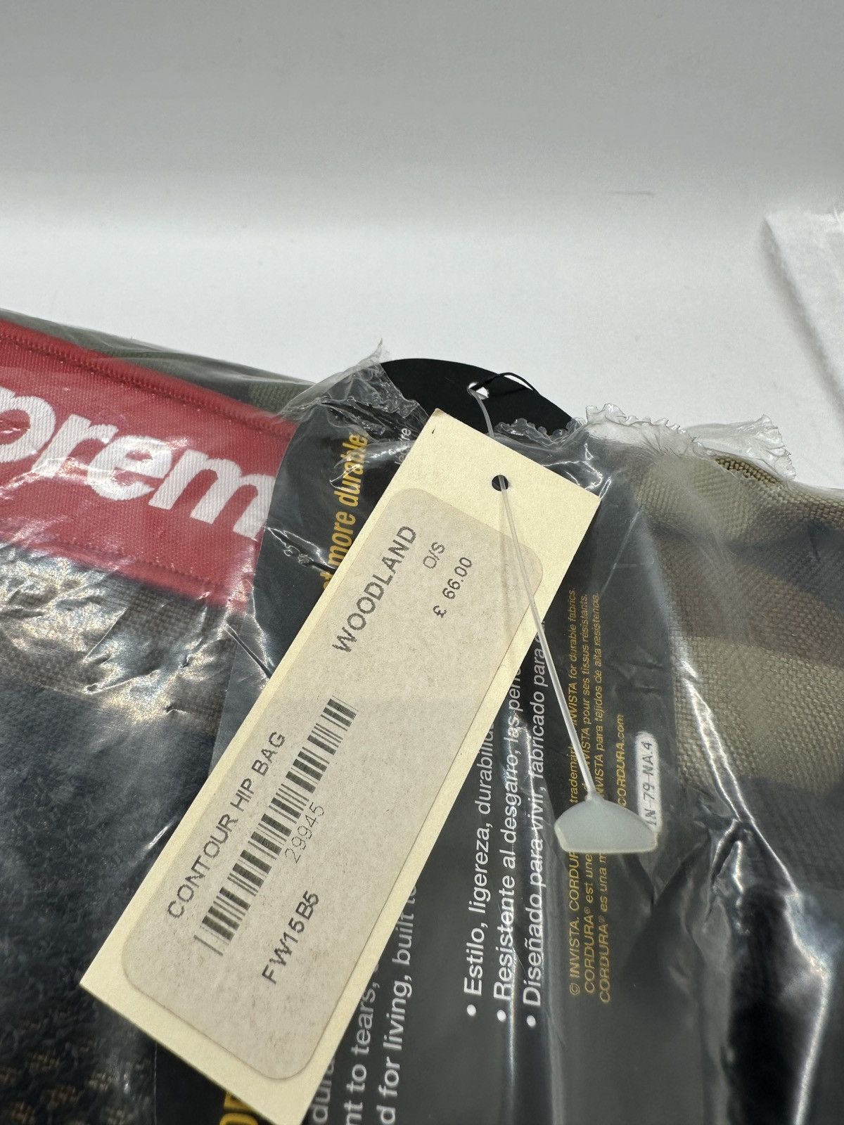 Supreme Supreme Woodland Camo Cordura Hip Bag Size ONE SIZE - 4 Thumbnail