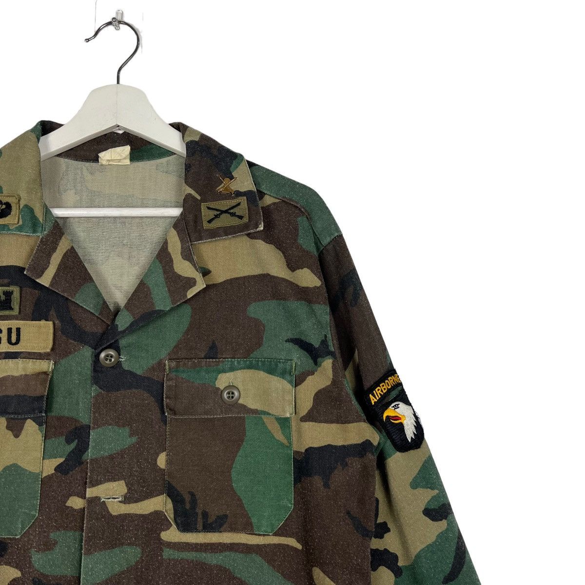 Vintage 🔥 VINTAGE CAMO MILITARY JACKET MADE IN USA Size US M / EU 48-50 / 2 - 6 Thumbnail