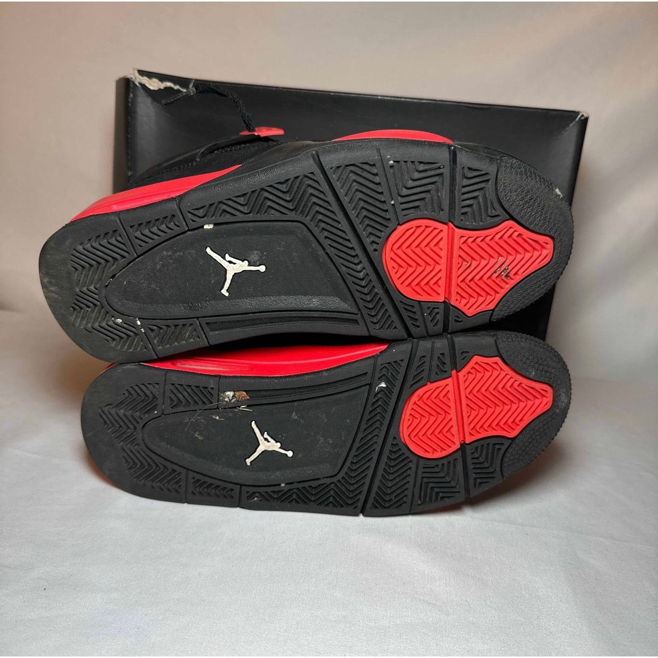 Jordan Brand × Nike Size 6 - Nike Air Jordan 4 Retro GS Red Thunder Men's Shoes Size US 6 / EU 39 - 6 Thumbnail