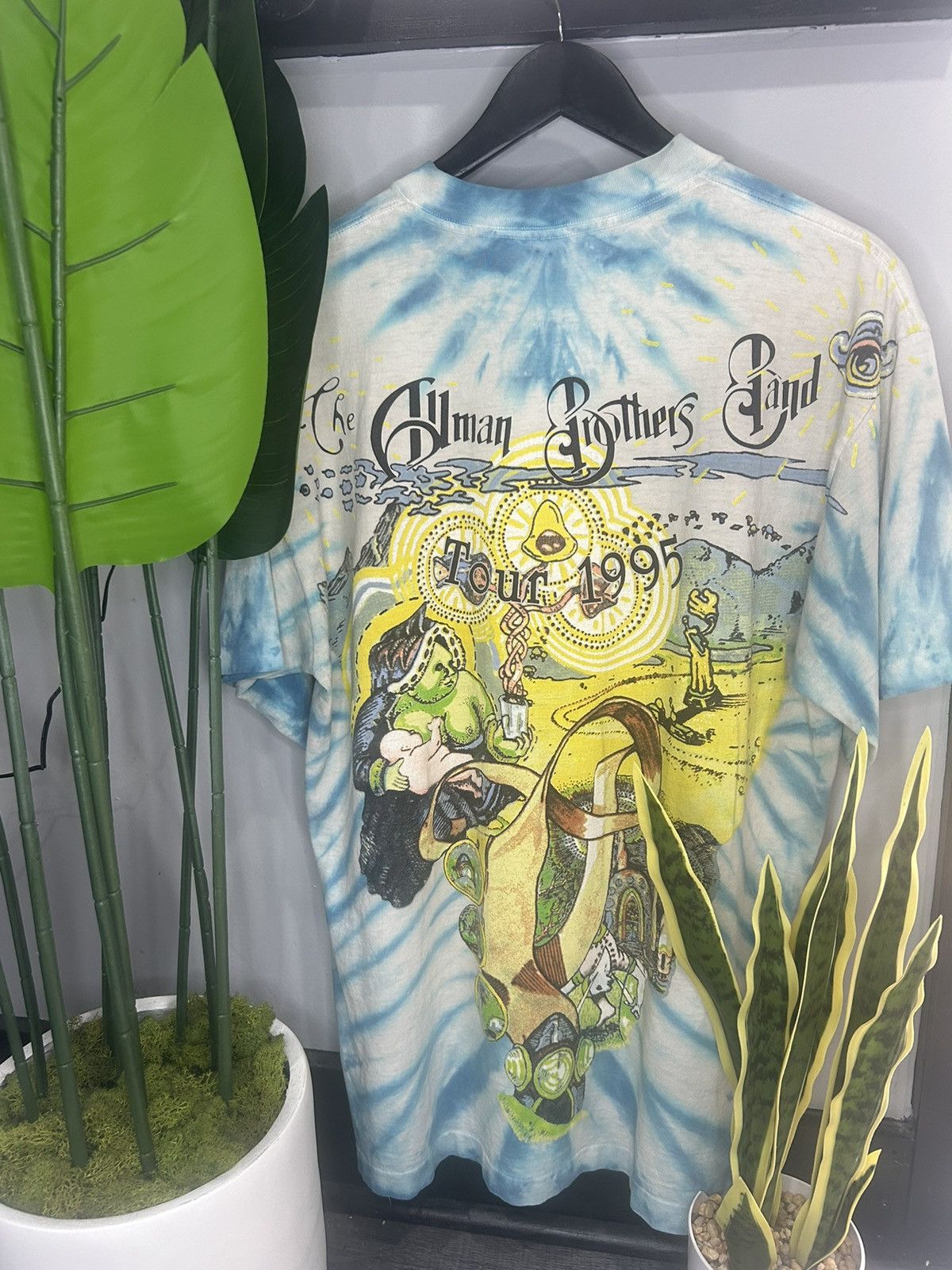 Band Tees × Vintage Vintage Alman Brothers Band Shirt Size US XL / EU 56 / 4 - 2 Thumbnail