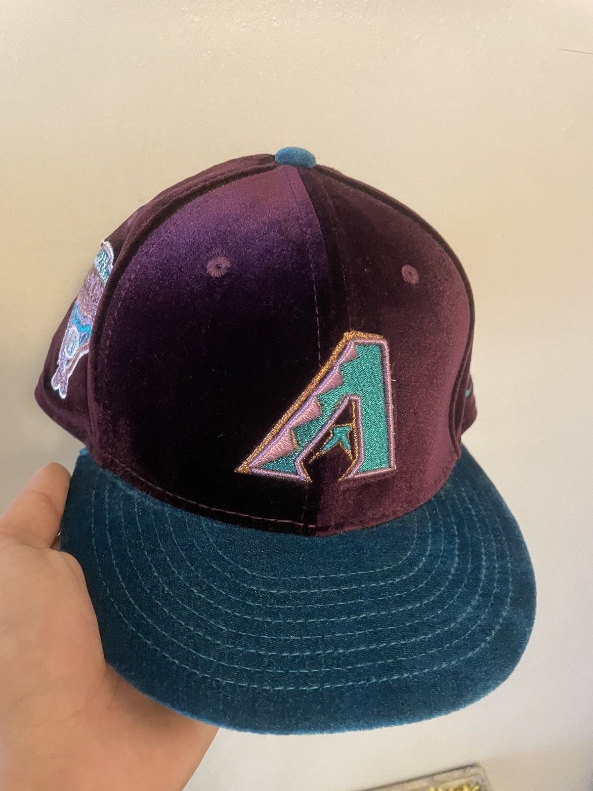 Myfitteds Arizona diamondbacks velour 1998 inaugural 7 1/8