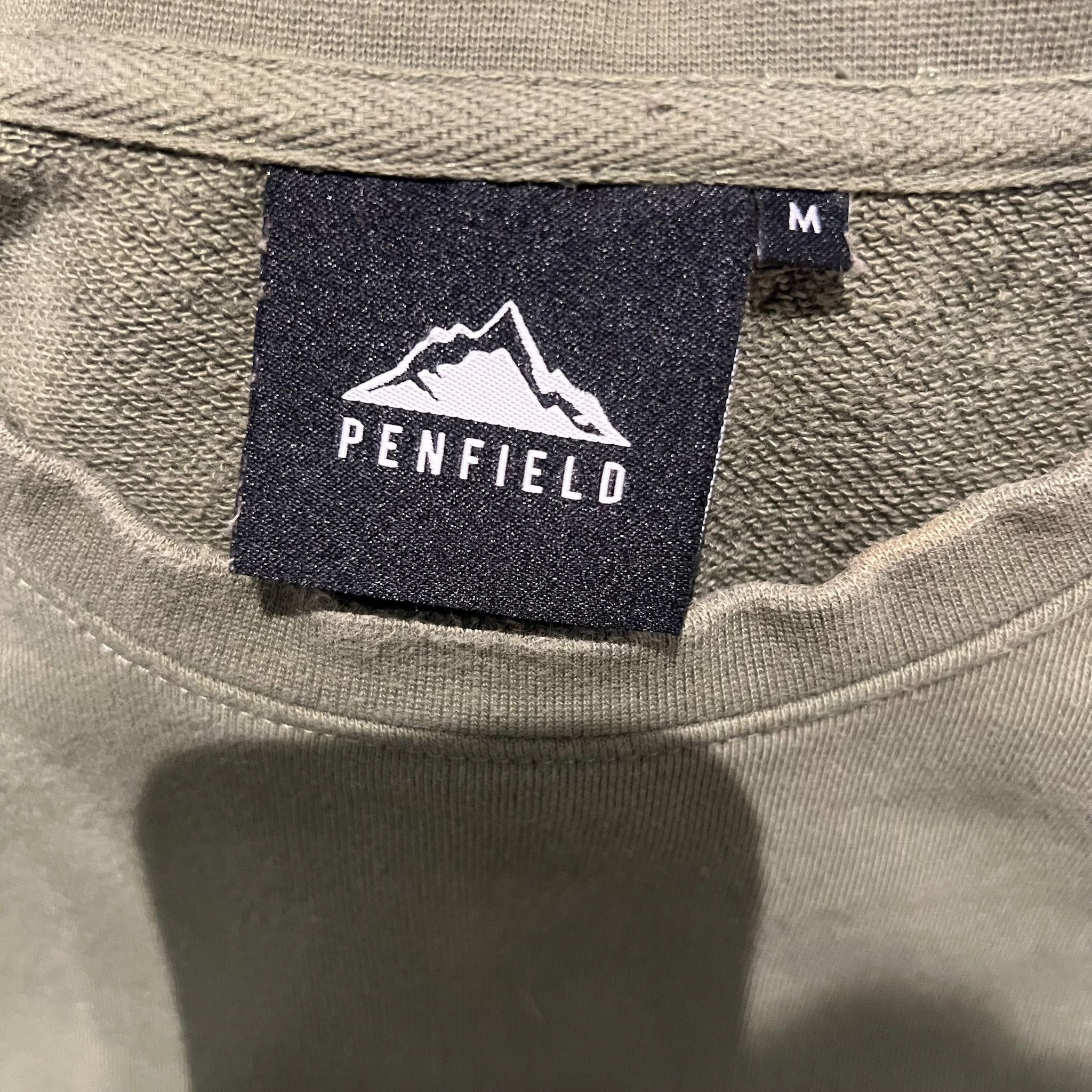 Penfield Penfield French Terry Crewneck Olive • M Size US M / EU 48-50 / 2 - 4 Thumbnail