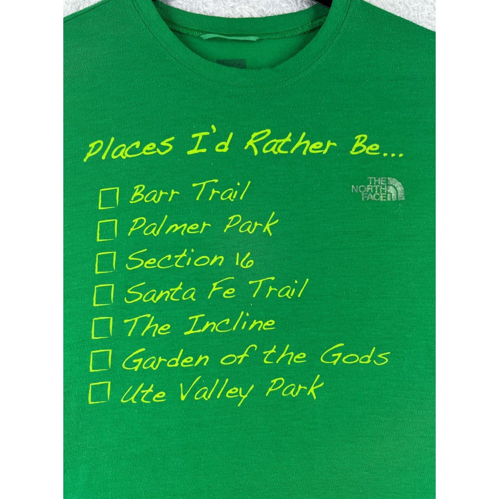 The North Face The North Face Shirt Men Medium Green VaporWick 100% Polyester Short Sleeve Crew Size US M / EU 48-50 / 2 - 6 Thumbnail