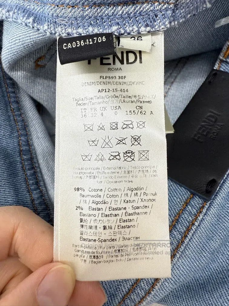 Fendi Fendi Limited edition Karl Lagerfeld denim jeans Size 42" / US 20 - 4 Thumbnail