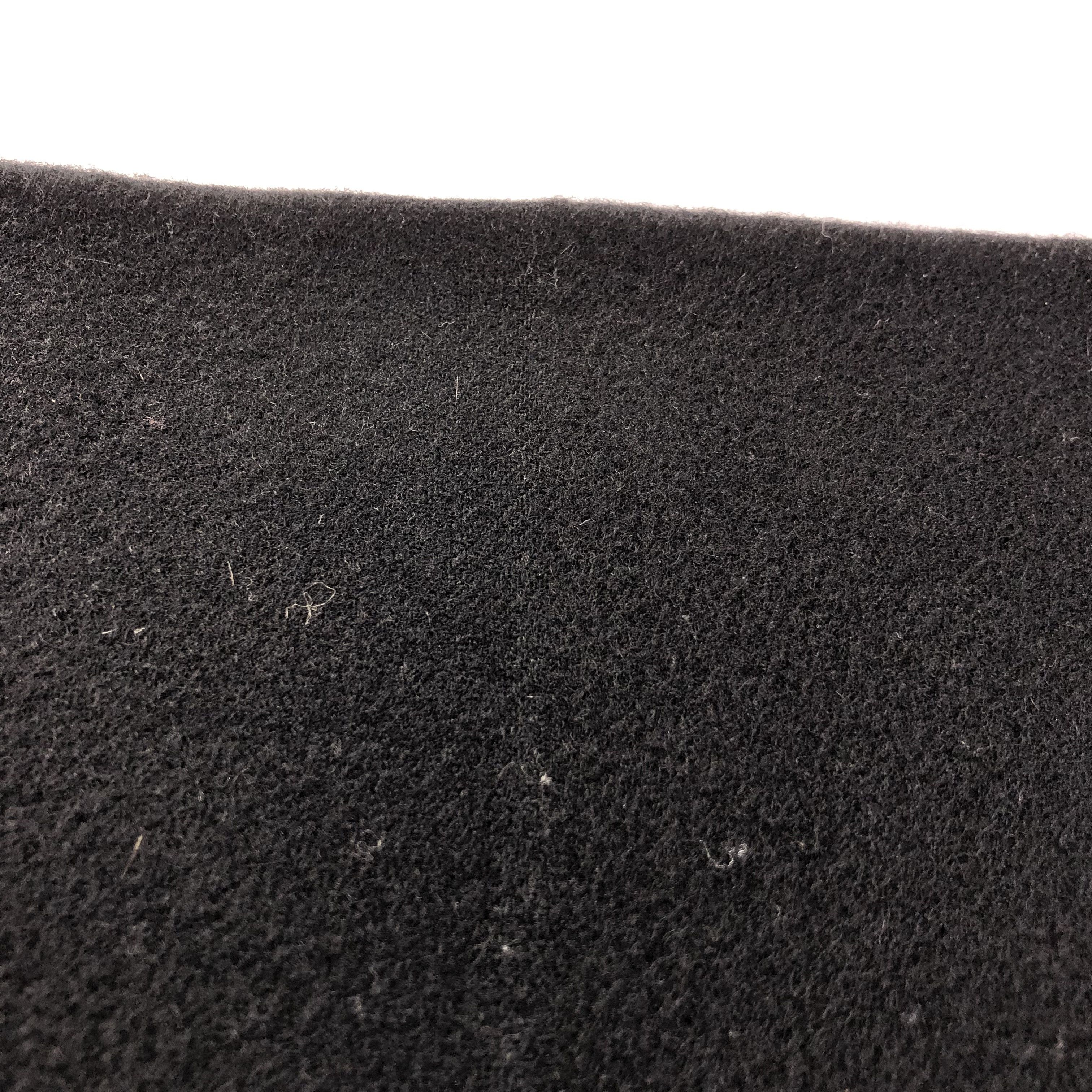Burberry Burberrys Plain Black Wool Scarf Muffler V1650 Size ONE SIZE - 6 Thumbnail