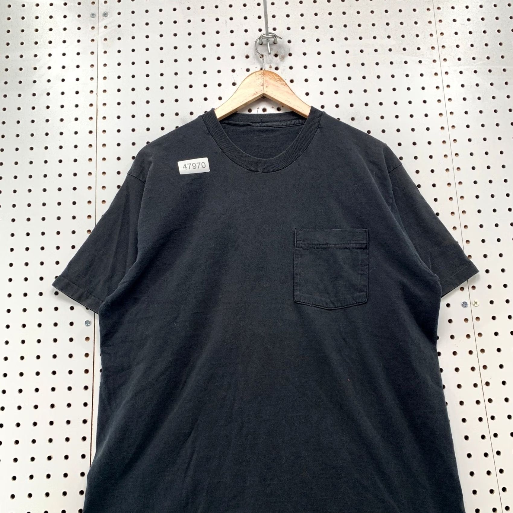 Vintage VINTAGE Black Pocket Shirt Mens XL Distressed Paint Stains Single Stitch Shirt Size US XL / EU 56 / 4 - 4 Thumbnail