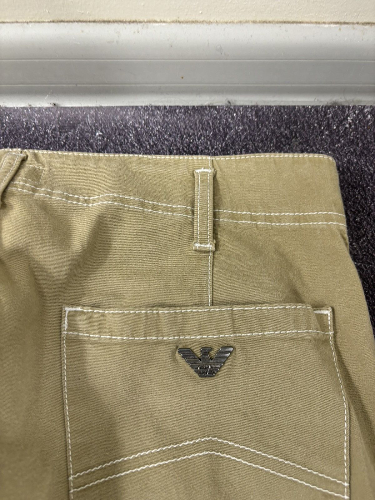 Armani Vintage Armani Jeans Men’s Structured Straight Pants Jeans Size US 32 / EU 48 - 17 Thumbnail