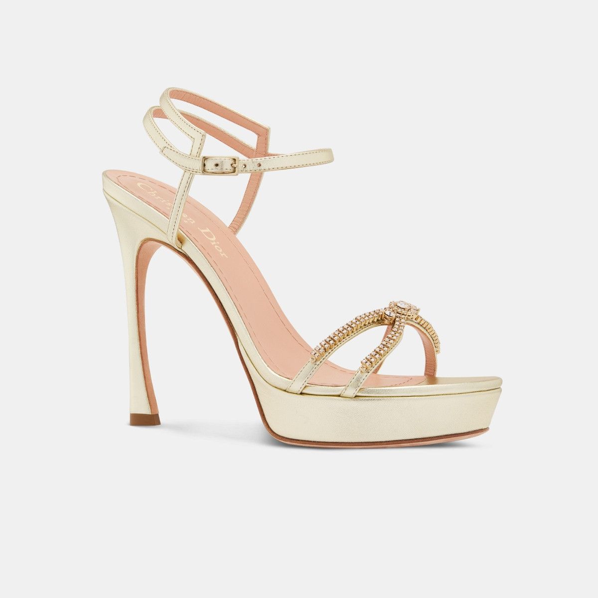 Dior o1bcso1str0226 Dior Sunset Heeled Sandal in Beige Size US 7 / IT 37 - 2 Thumbnail