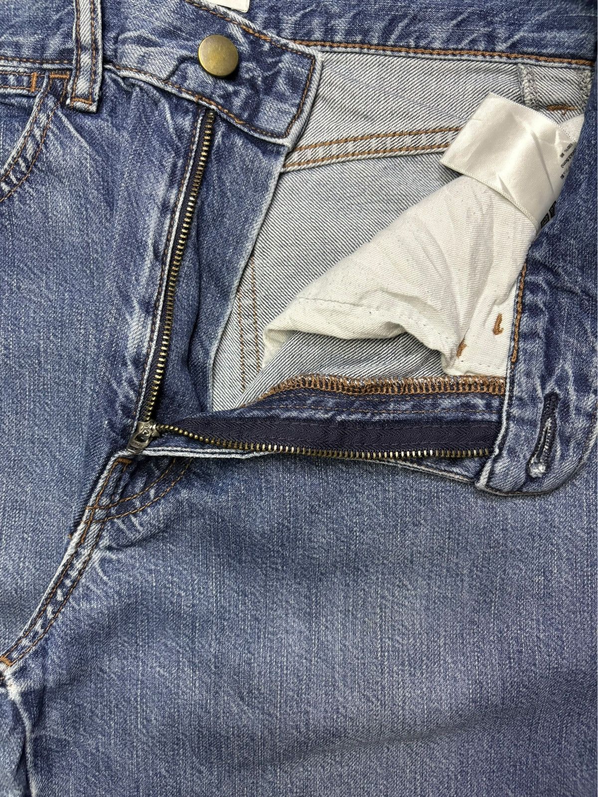 Uniqlo Vintage Uniqlo Lemaire Blue Wash Loose Baggy Jeans Size US 27 - 9 Thumbnail