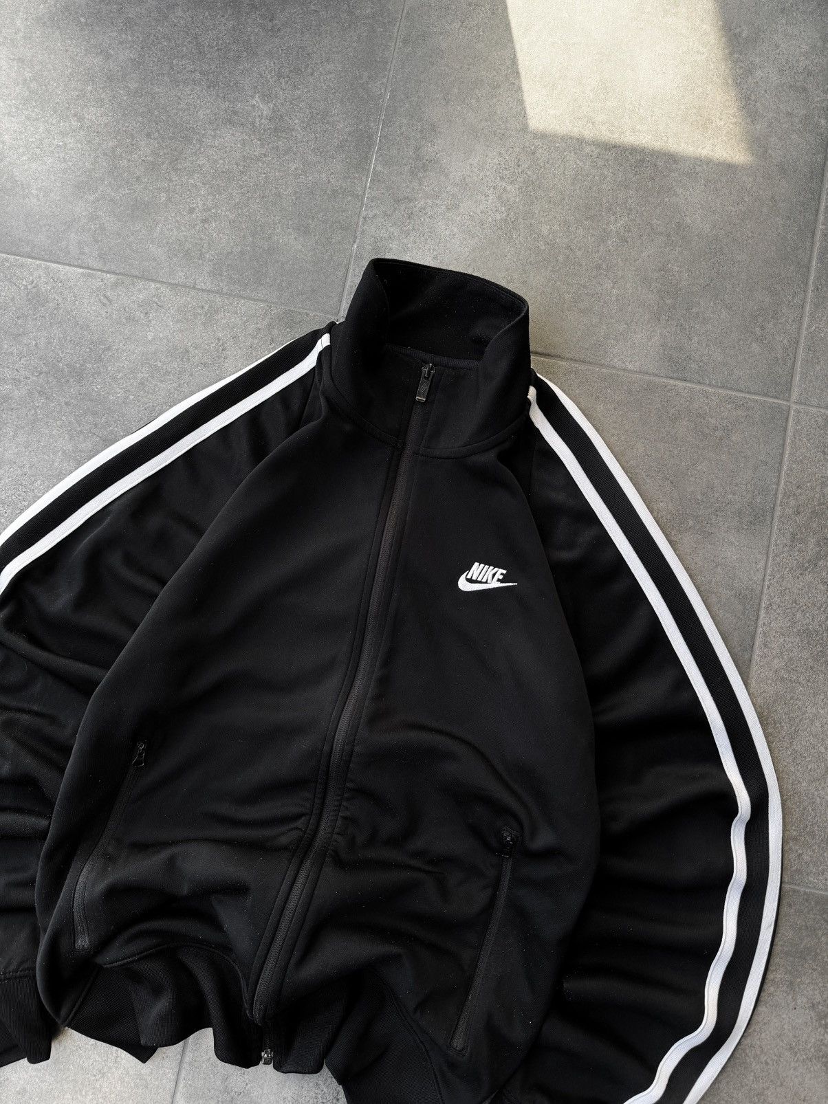 Nike Vintage Nike Track Jacket Striped 2000s Y2K Swoosh Size US M / EU 48-50 / 2 - 5 Thumbnail