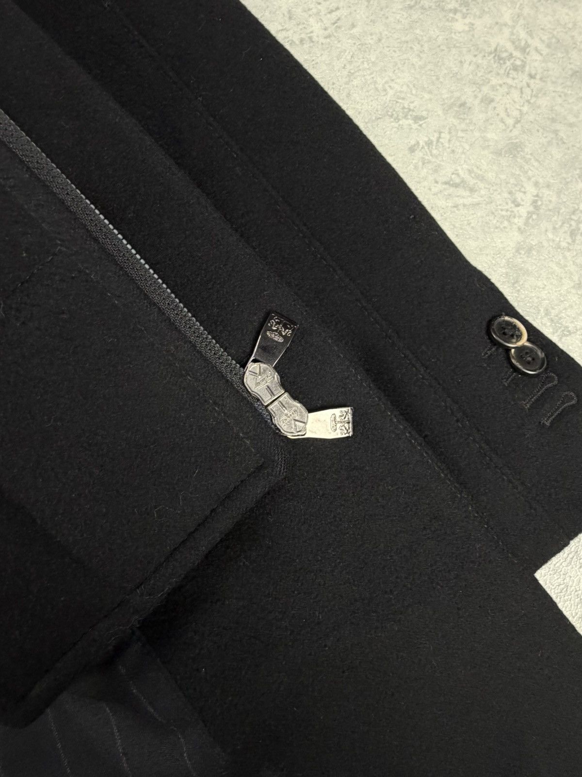 Corneliani Corneliani ID Men’s Wool Coat Jacket Black Size 48R Size US M / EU 48-50 / 2 - 12 Thumbnail