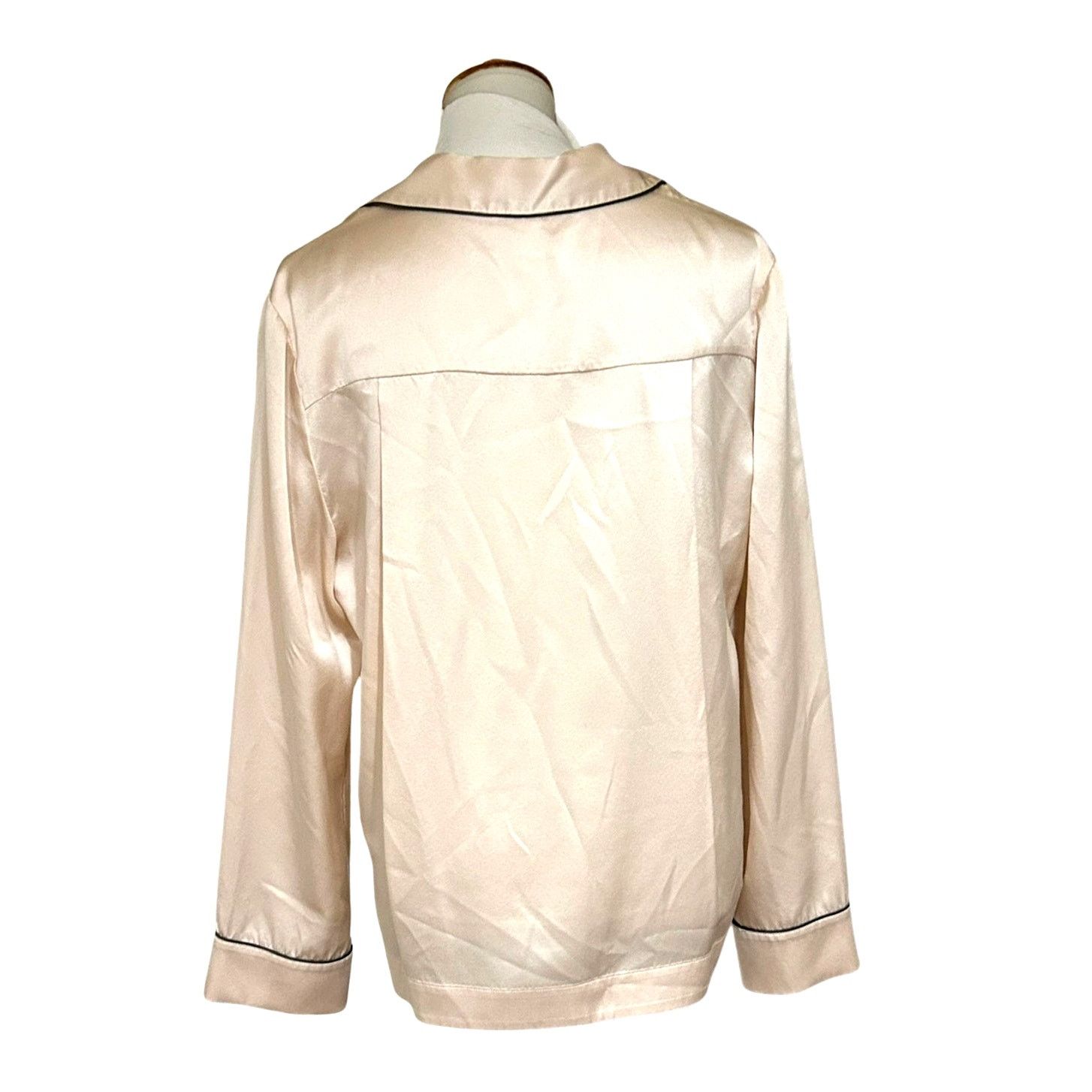 Cos COS 100% Silk Pajama Shirt Blouse Size S Size S / US 4 / IT 40 - 2 Thumbnail
