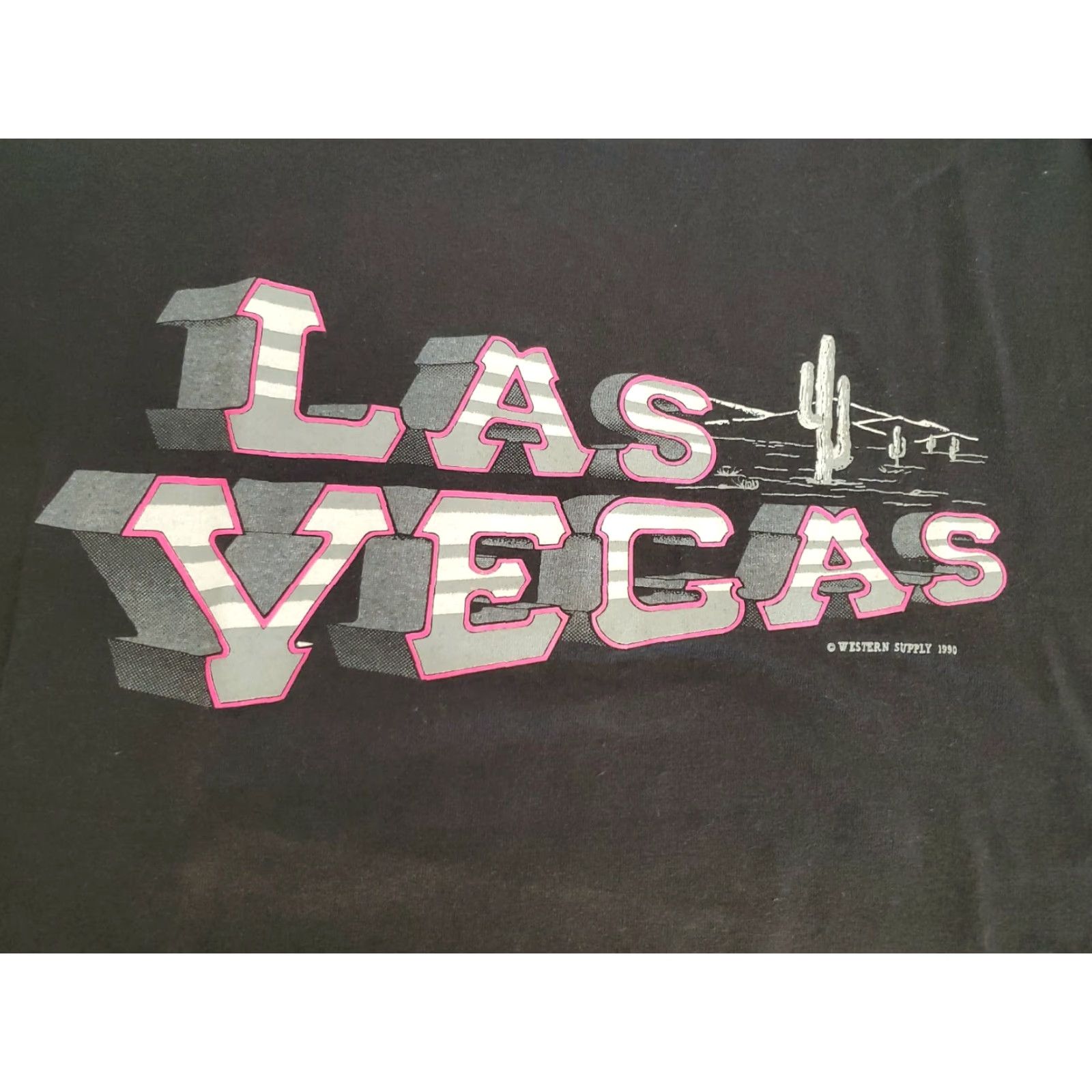Vintage VINTAGE Las Vegas Western Supply 1990 Miller T-Shirt Single Stitch Made in USA Size US XXL / EU 58 / 5 - 2 Thumbnail
