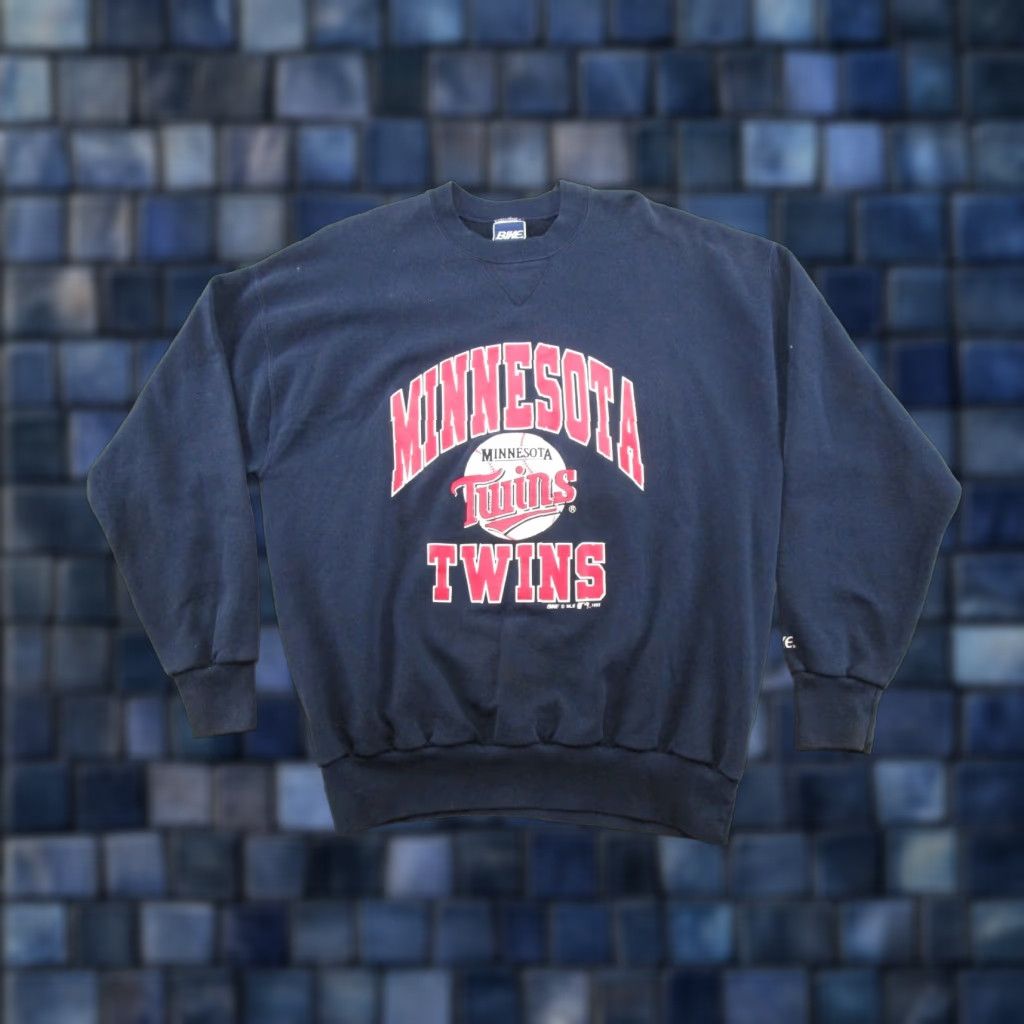 Twins VINTAGE 90s 1995 Bike Minnesota Twins MLB Baseball Sweatshirt Size 2XL Read Size US XXL / EU 58 / 5 - 1 Thumbnail