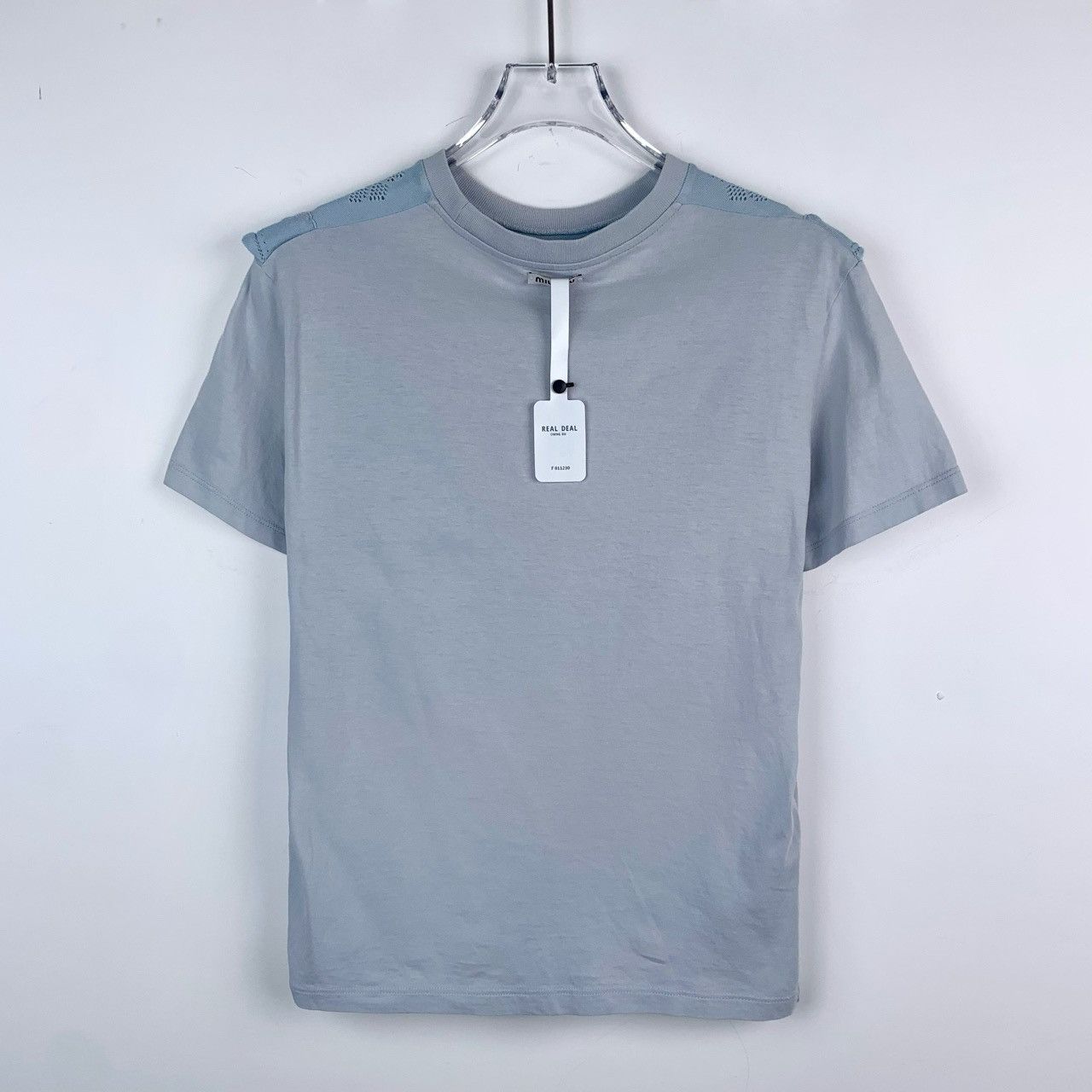 Miu Miu Miu Miu Ruffled Cut-Out Pattern Short-Sleeve T-Shirt Size S / US 4 / IT 40 - 2 Thumbnail
