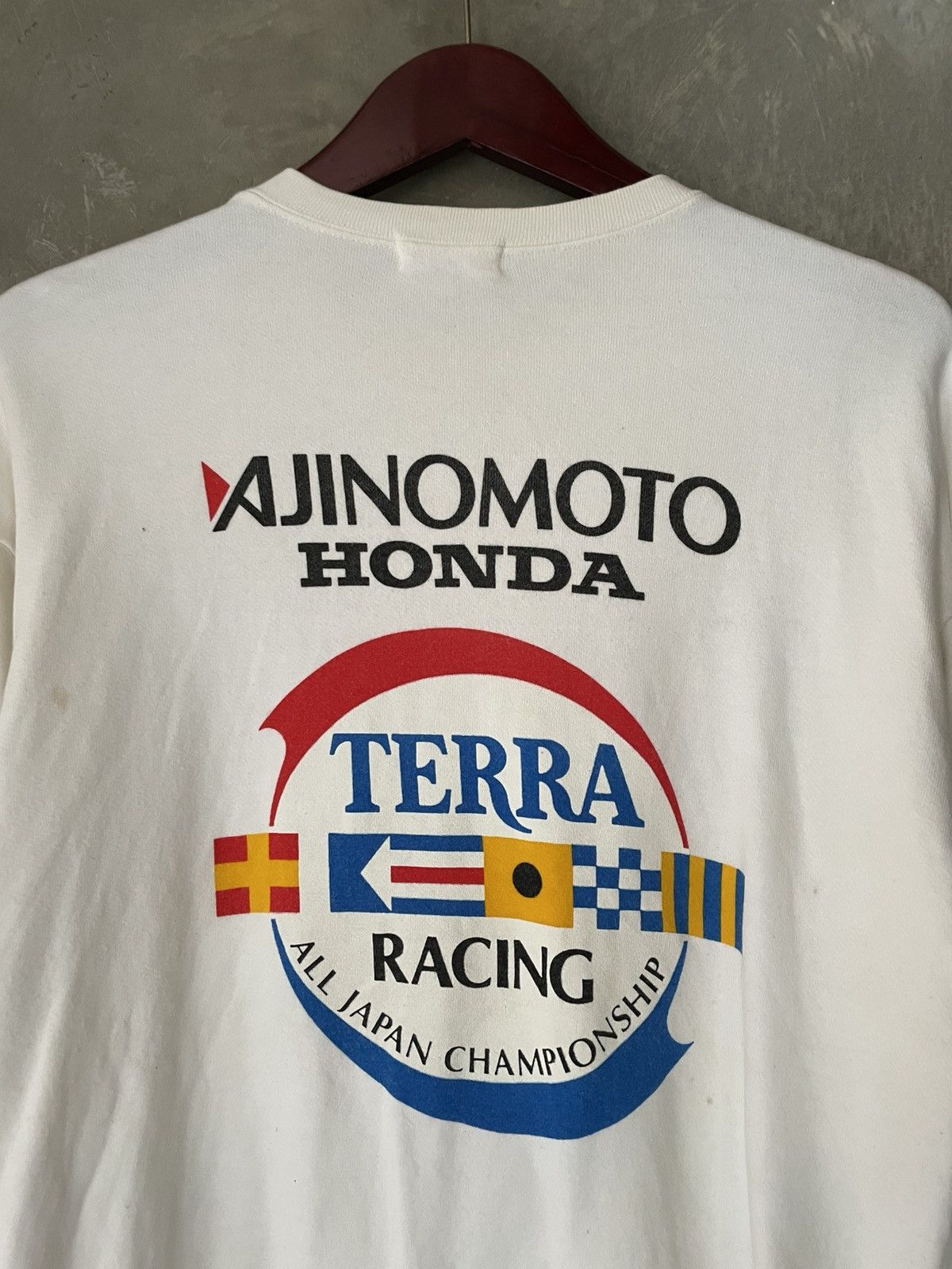 Honda × Vintage Vintage 90s Japan Ajinomoto Honda Terra Racing Sweatshirt Size US M / EU 48-50 / 2 - 8 Thumbnail