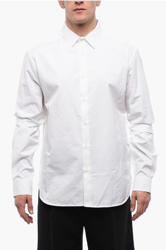 Tシャツ・カットソー Off-White OW EMB COTWO OVER L/S SHIRT Off-White OW EMB HEAVYCOT ARMBAND SHIRT WHITE WHIT | Grailed