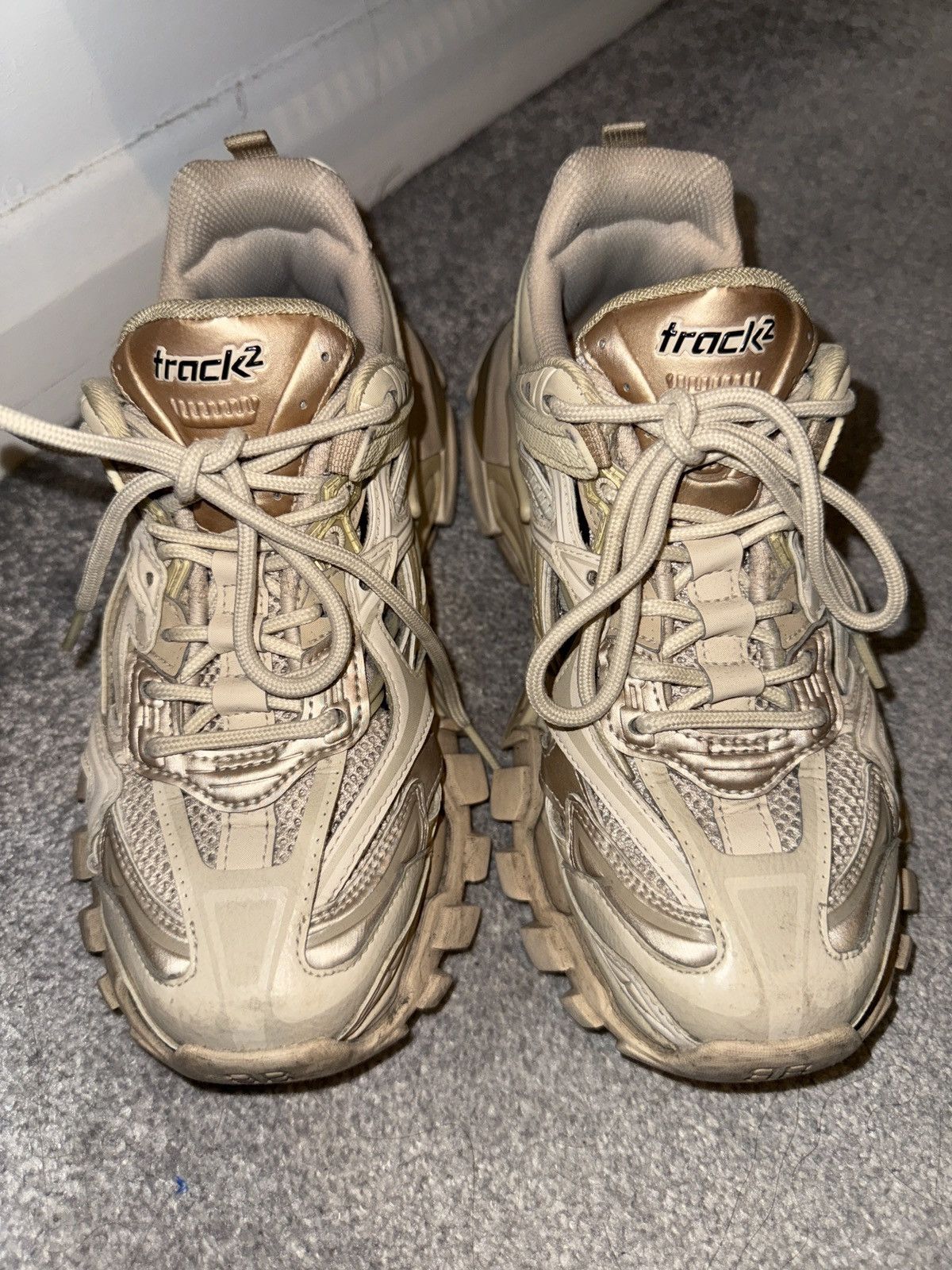 Balenciaga Balenciaga Track 2 in Nude Size US 6 / IT 36 - 1 Thumbnail
