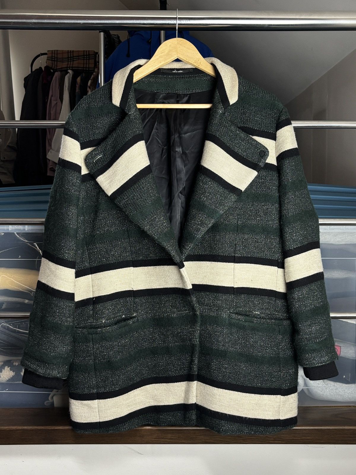 Tiger of Sweden Tiger Of Sweden Duffle Coat Wool Cotton Mohair Size S / US 4 / IT 40 - 1 Thumbnail