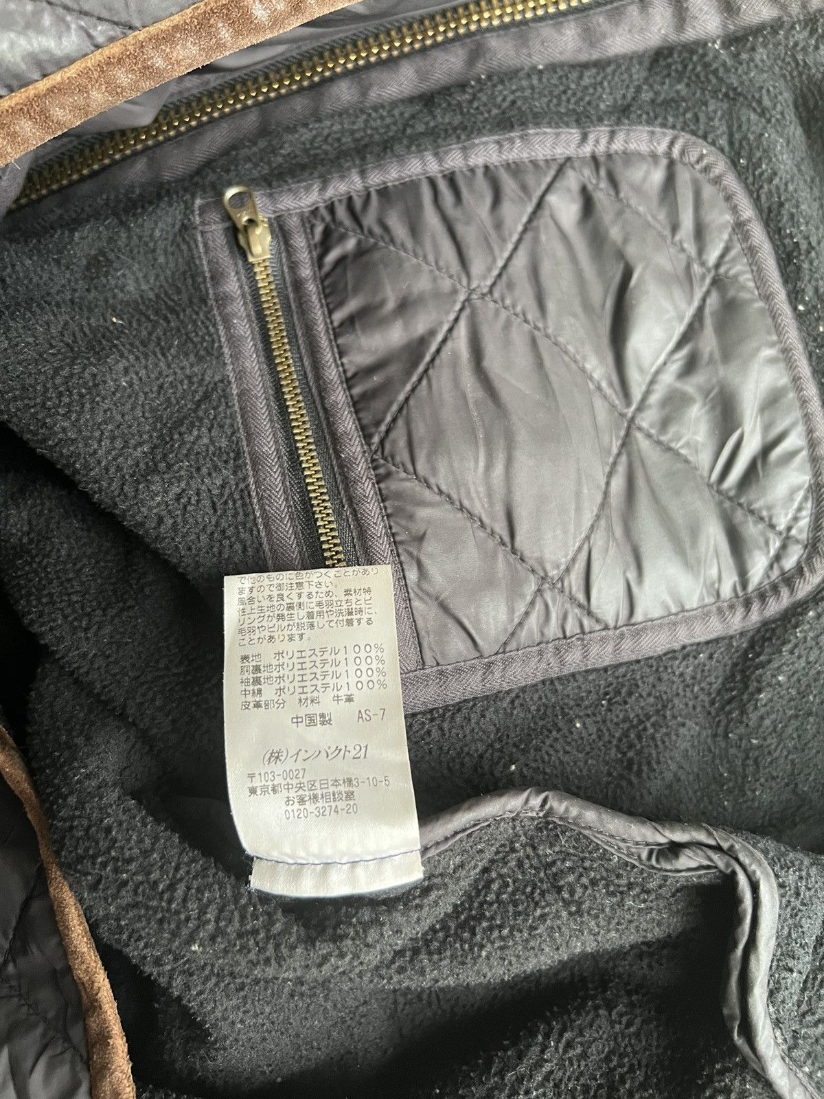 RRL Ralph Lauren Vintage 1990s Polo RL 💎 Quilted Leather Bomber Jacket Size US M / EU 48-50 / 2 - 11 Thumbnail