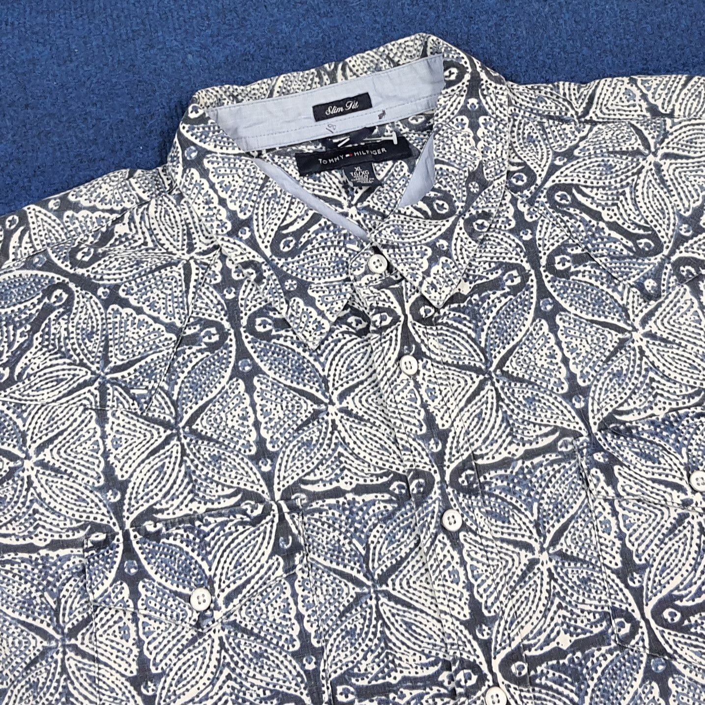 Tommy Hilfiger Vintage Tommy Hilfiger Button Up Shirt C299N27 Size US XL / EU 56 / 4 - 2 Thumbnail