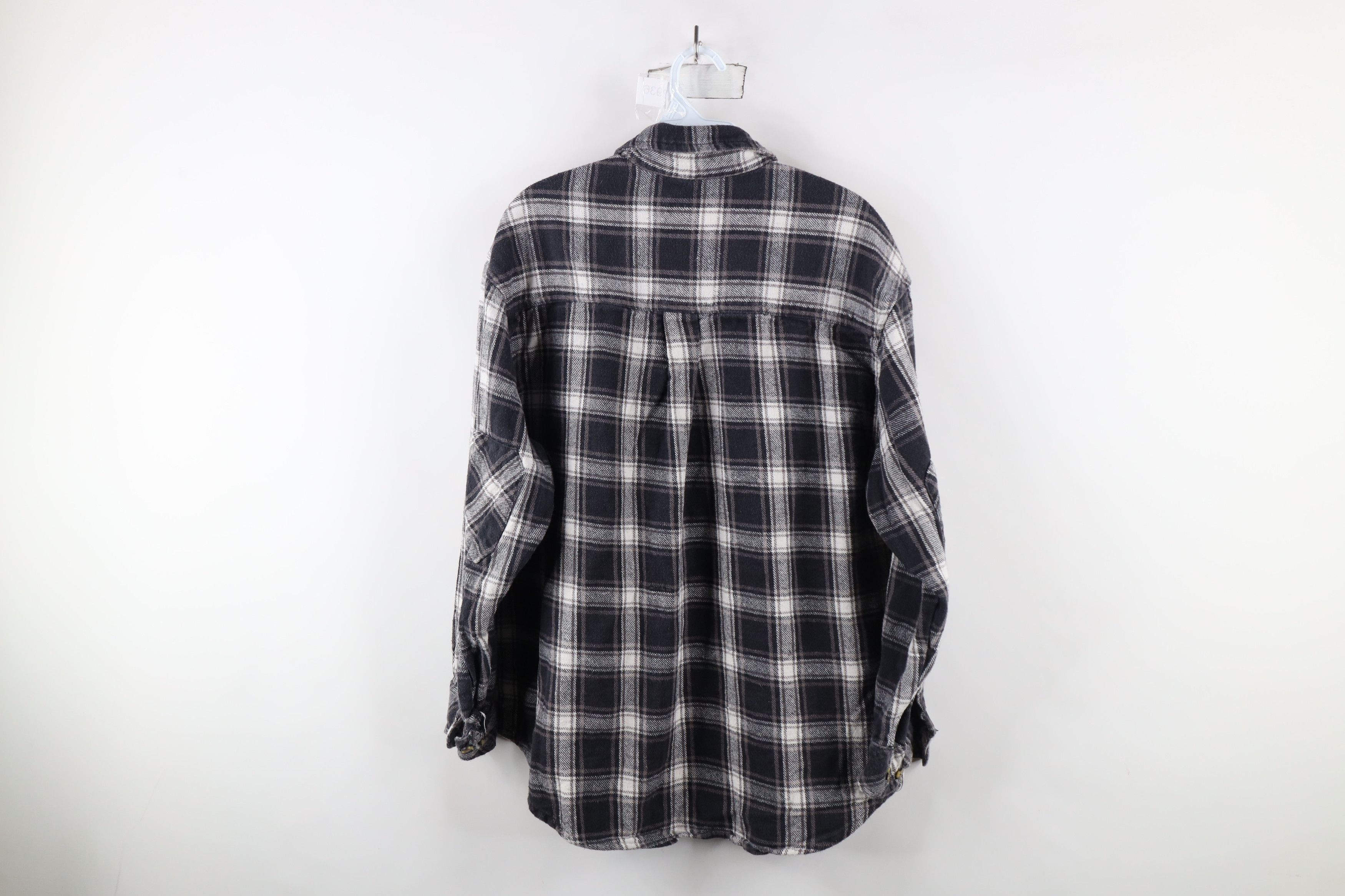 Vintage Vintage 90s Streetwear Heavyweight Flannel Button Shirt Size US XXL / EU 58 / 5 - 11 Thumbnail
