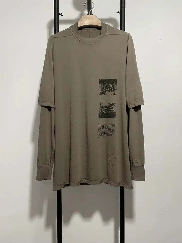 Pre-owned Rick Owens X Rick Owens Drkshdw Fake Layers Sweatshirt In Dark Dust