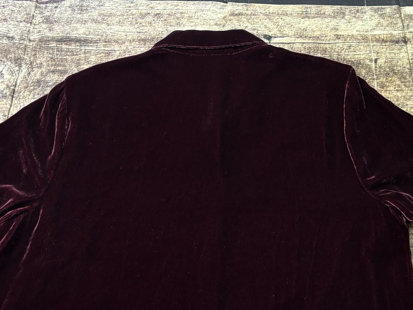 Other J Jill Top Womens Small Petite Velour Velvet Silk Blend Size S / US 4 / IT 40 - 6 Thumbnail