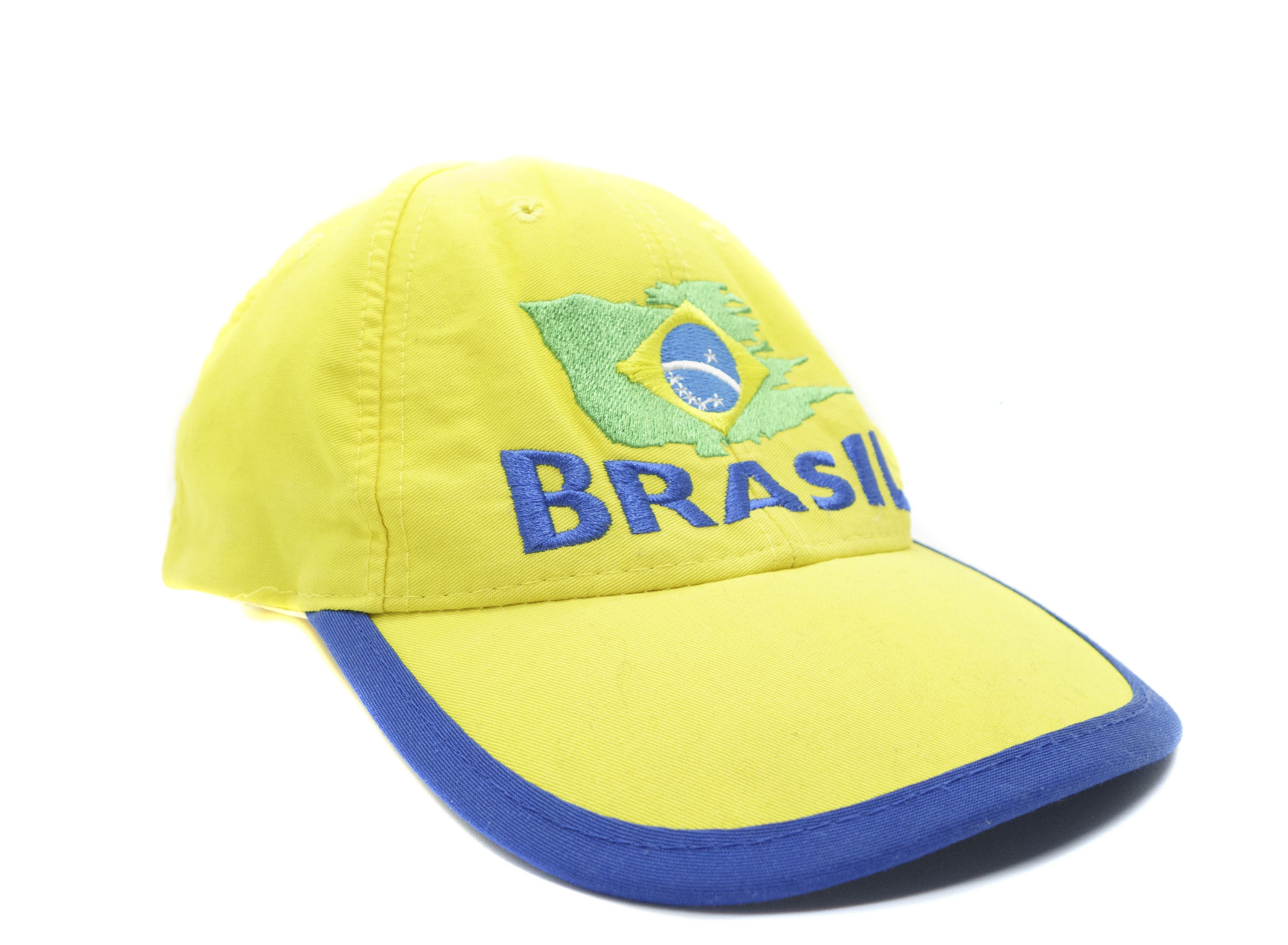 Vintage 1998 France Brasil Logo Cap Size ONE SIZE - 1 Thumbnail
