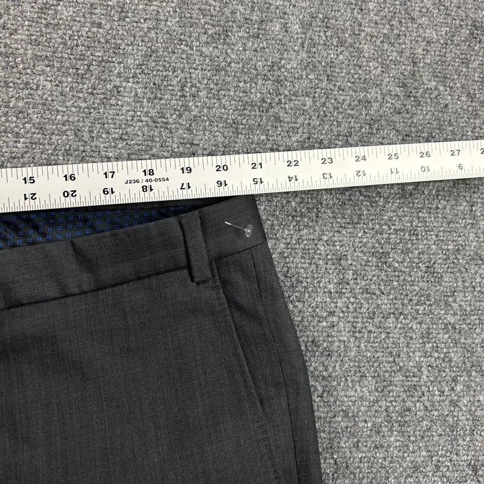 Ted Baker Ted Baker Pants Mens 40R 32" Inseam Gray Slacks Tapered Leg Size US 40 / EU 56 - 4 Thumbnail