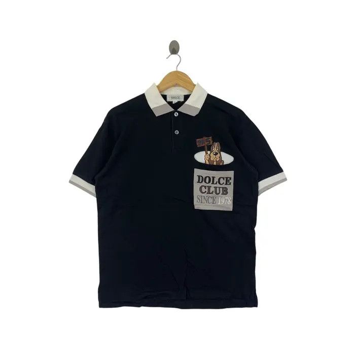 Vintage Vintage DOLCE CLUB DOG 1978 Embroidered Pocket Polo Size M / US 6-8 / IT 42-44 - 1 Thumbnail