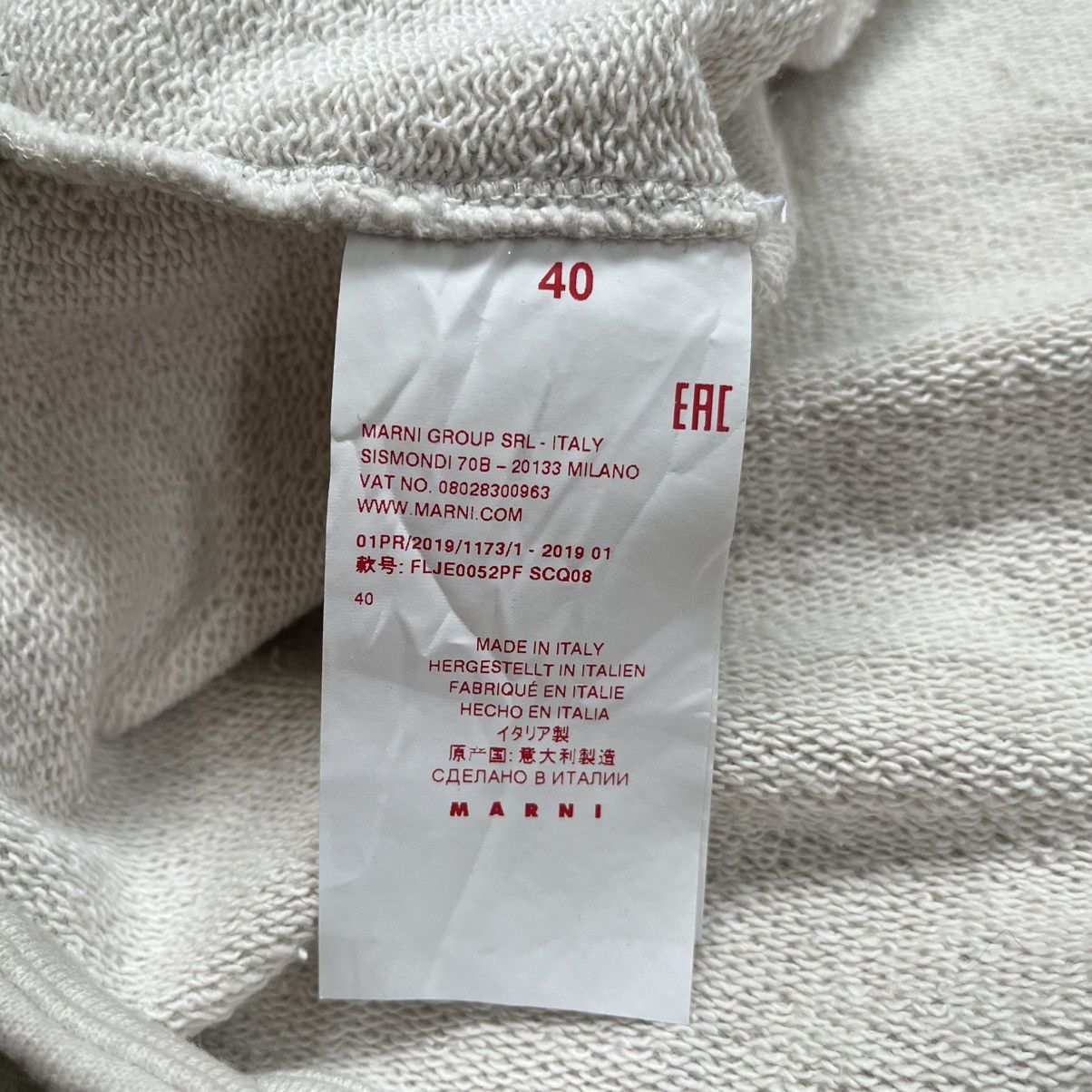 Marni SS/19 Marni Pig Crop Sweatshirt Size M / US 6-8 / IT 42-44 - 8 Thumbnail