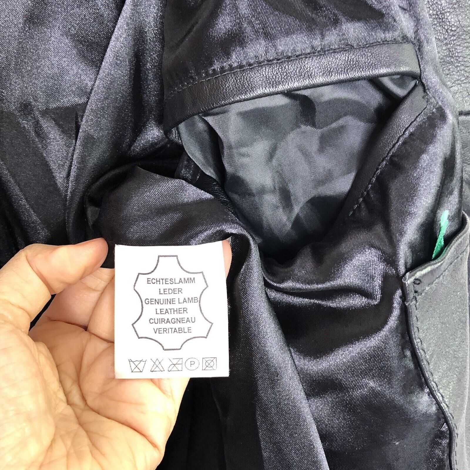 Other Se-ka Men Black Soft Lamb Leather Jacket Size XL Full zip Size US XL / EU 56 / 4 - 15 Thumbnail