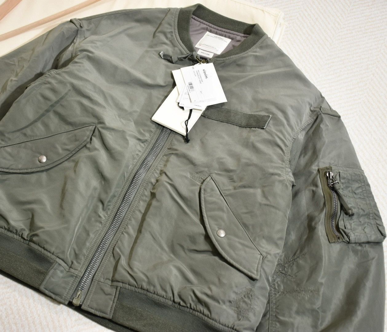 Visvim Visvim 23aw Thorson Jkt Crash MA1 size2 Size US M / EU 48-50 / 2 - 7 Thumbnail