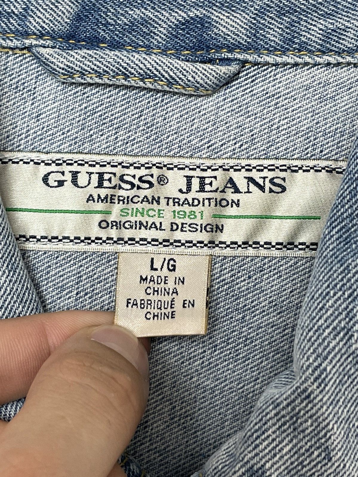 Georges Marciano × Guess × Vintage Guess Jeans VTG Denim Jacket Georges Marciano A$AP Rocky Size US M / EU 48-50 / 2 - 9 Thumbnail