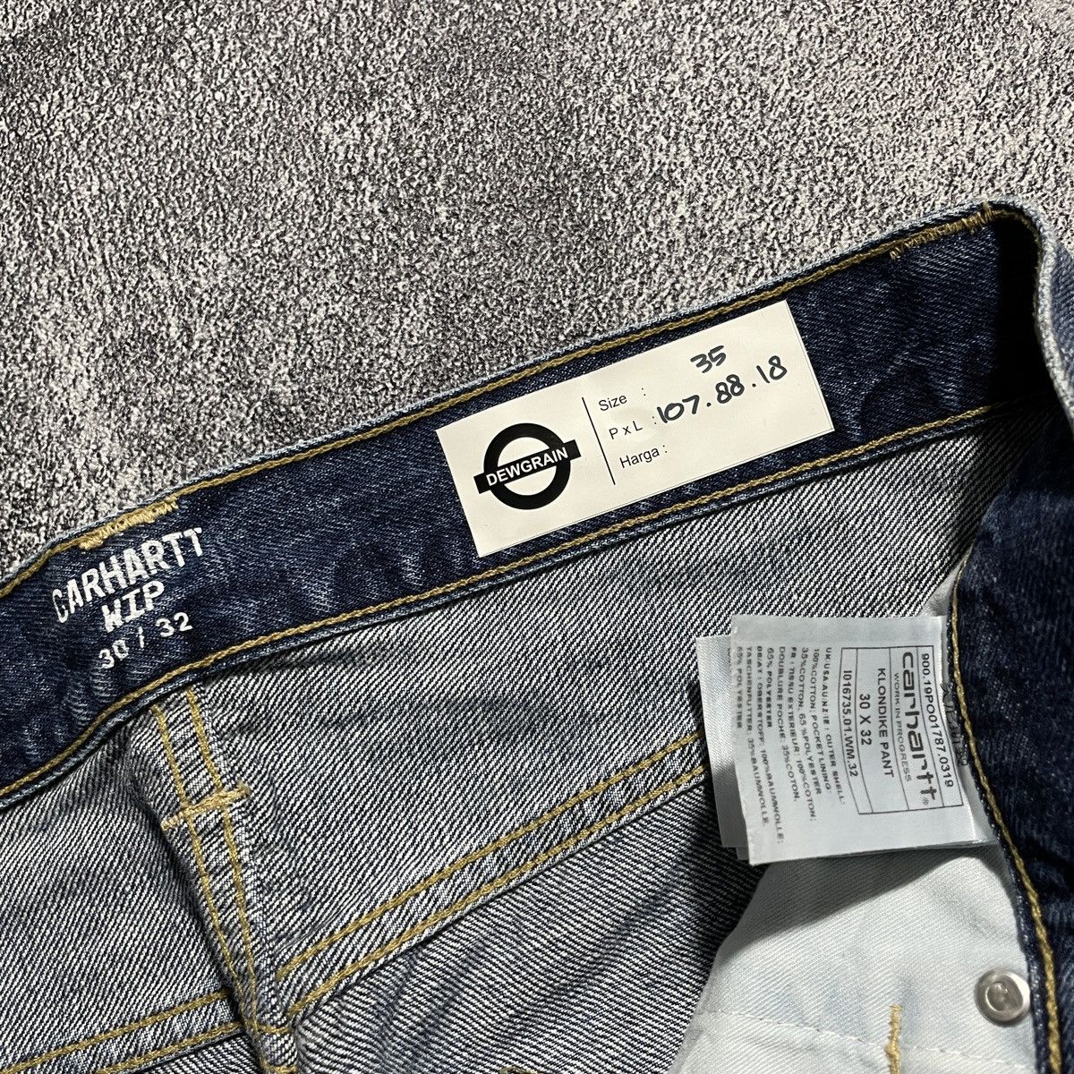 Carhartt × Carhartt Wip × Dickies CARHARTT WIP REGULAR DENIM Size US 35 - 5 Thumbnail