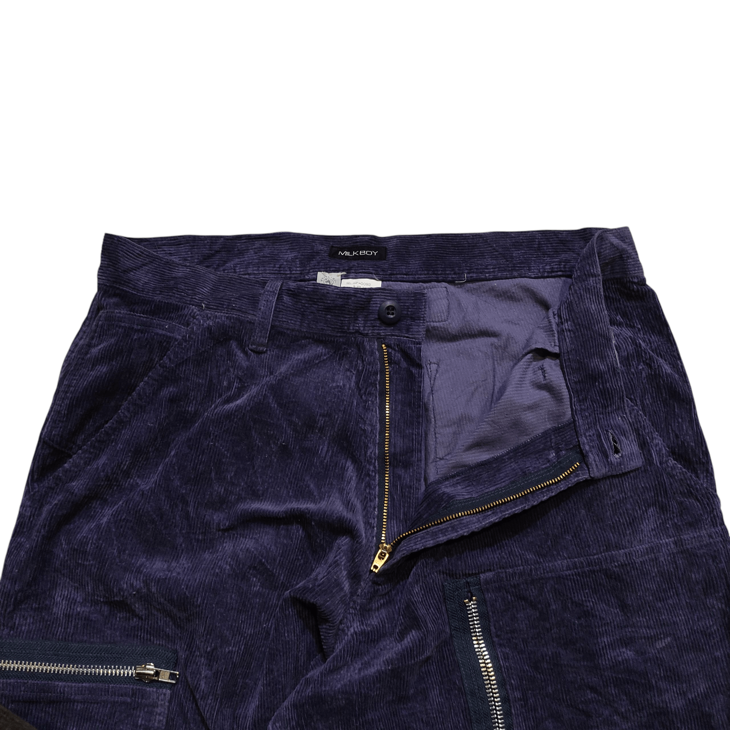Beauty Beast Milkboy Corduroy Multi Zipper - 2000s Size US 33 - 5 Thumbnail